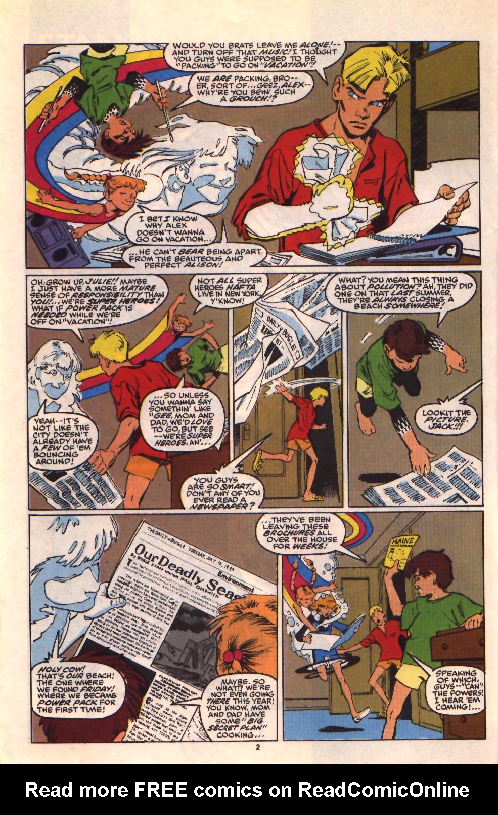 Read online Power Pack (1984) comic -  Issue #48 - 3