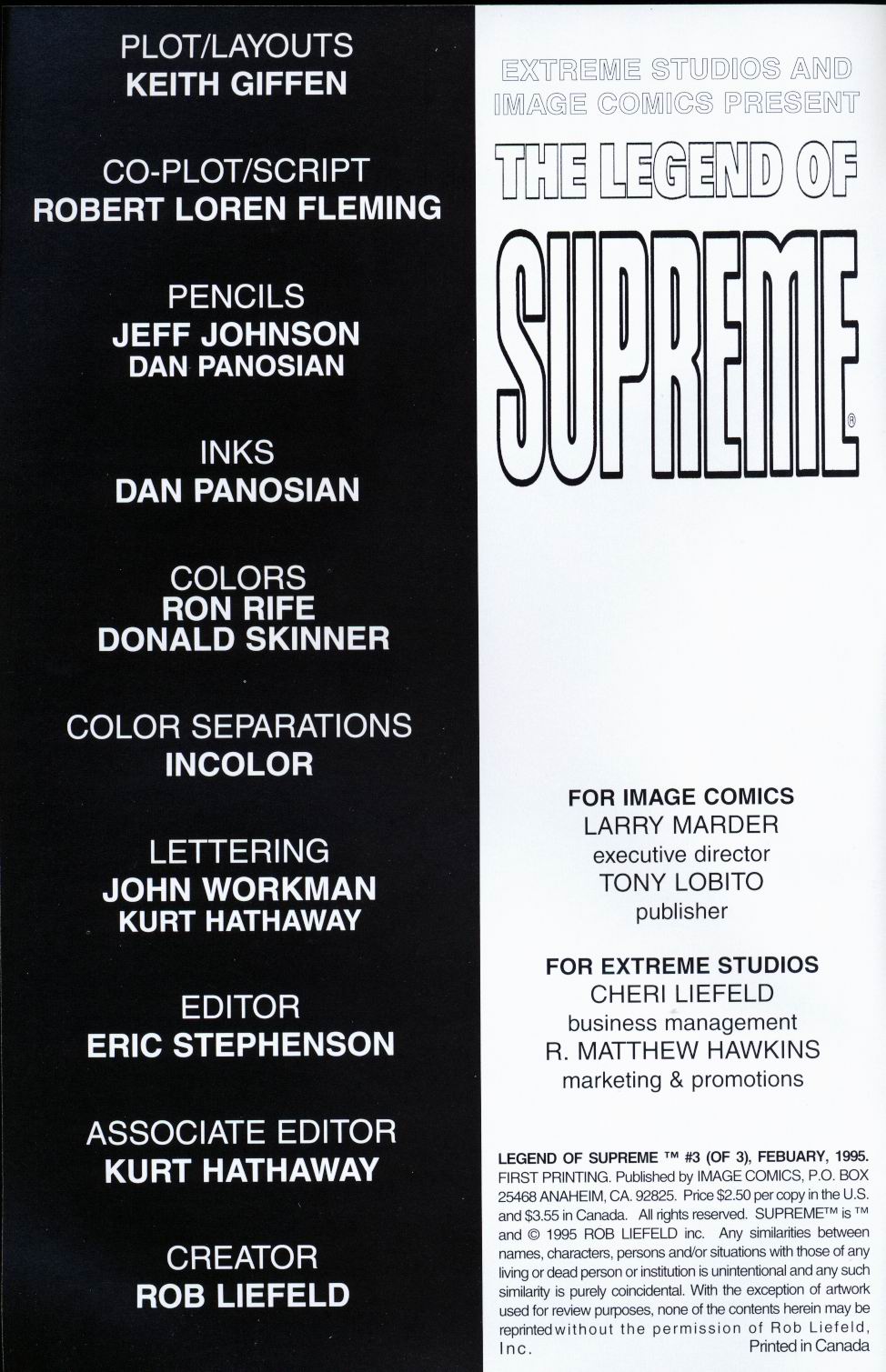 Read online The Legend of Supreme comic -  Issue #3 - 2