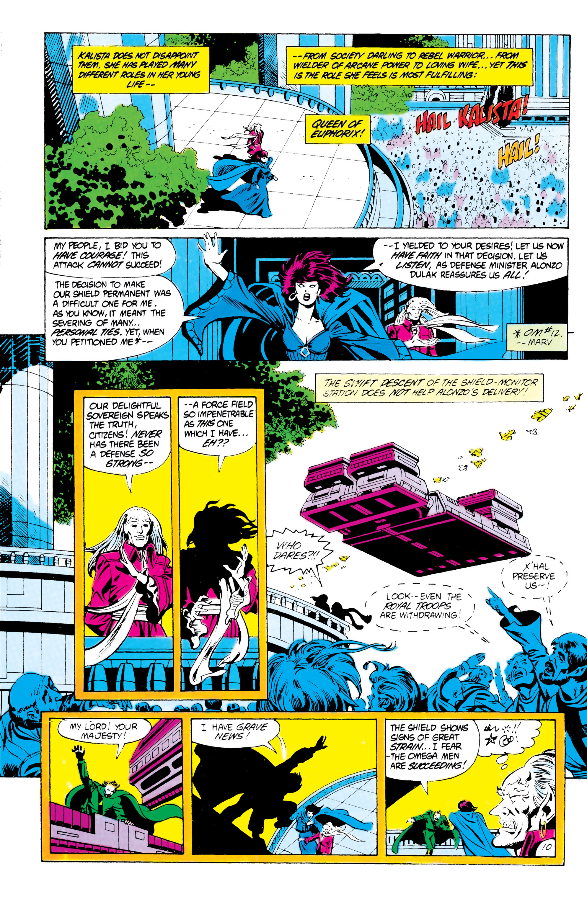 Read online The Omega Men (1983) comic -  Issue #15 - 10