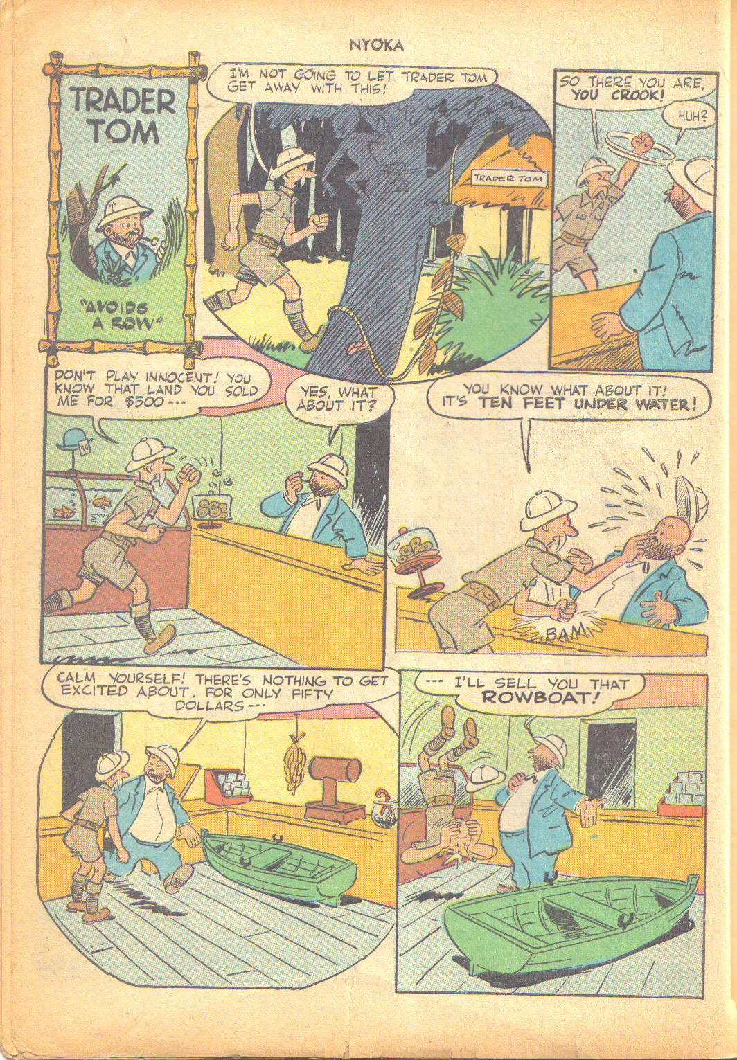 Read online Nyoka the Jungle Girl (1945) comic -  Issue #7 - 12