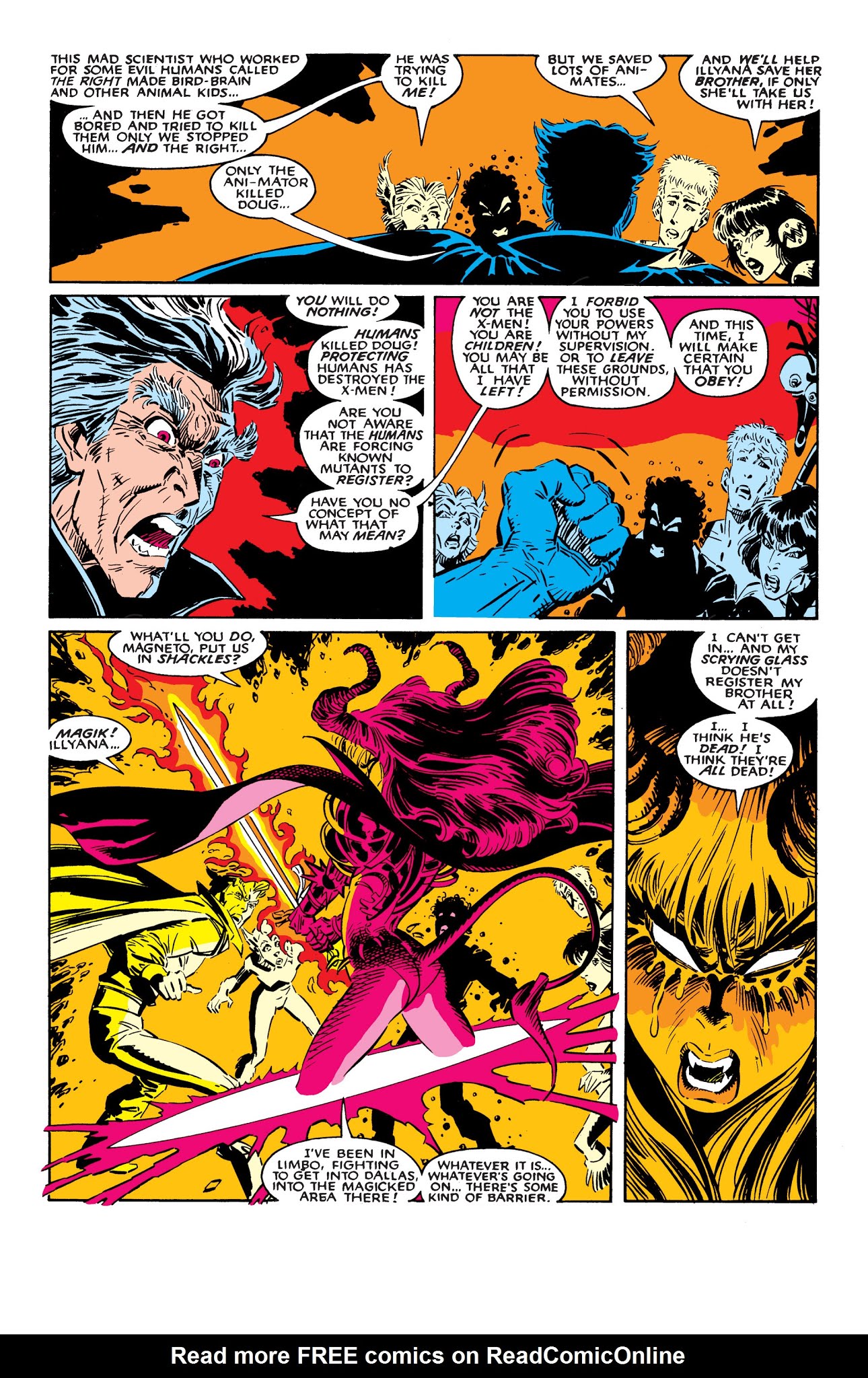 Read online X-Men: Fall of the Mutants comic -  Issue # TPB 1 (Part 4) - 111