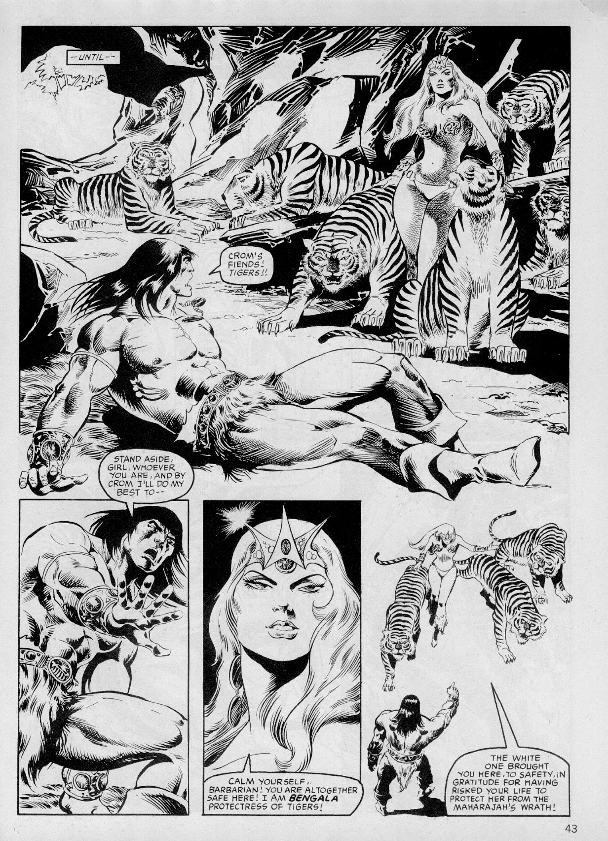 Read online The Savage Sword Of Conan comic -  Issue #103 - 42