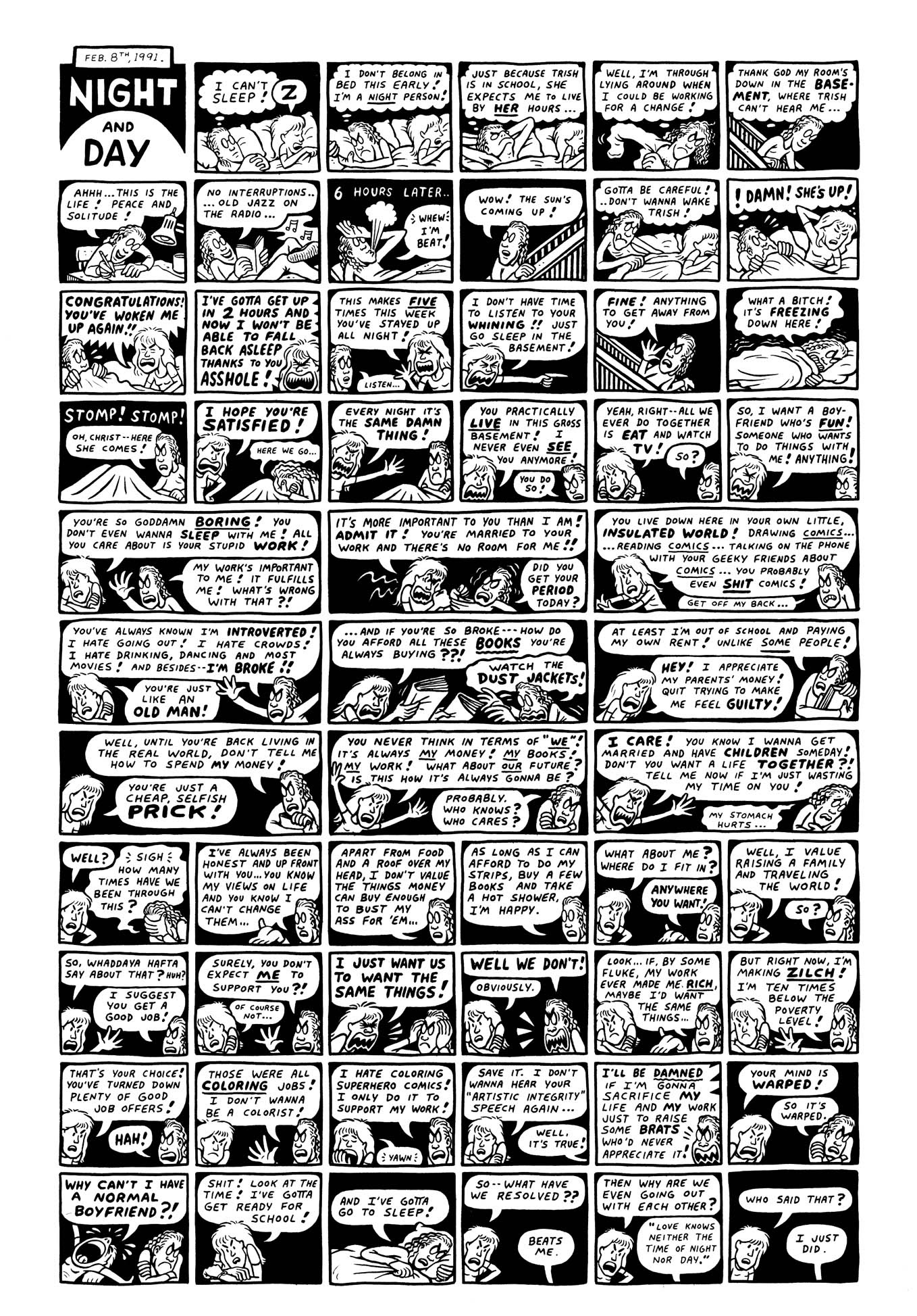 Read online Peepshow: The Cartoon Diary of Joe Matt comic -  Issue # Full - 78