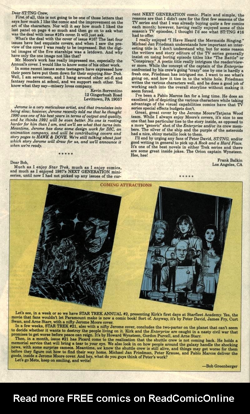 Star Trek: The Next Generation (1989) Issue #20 #29 - English 27