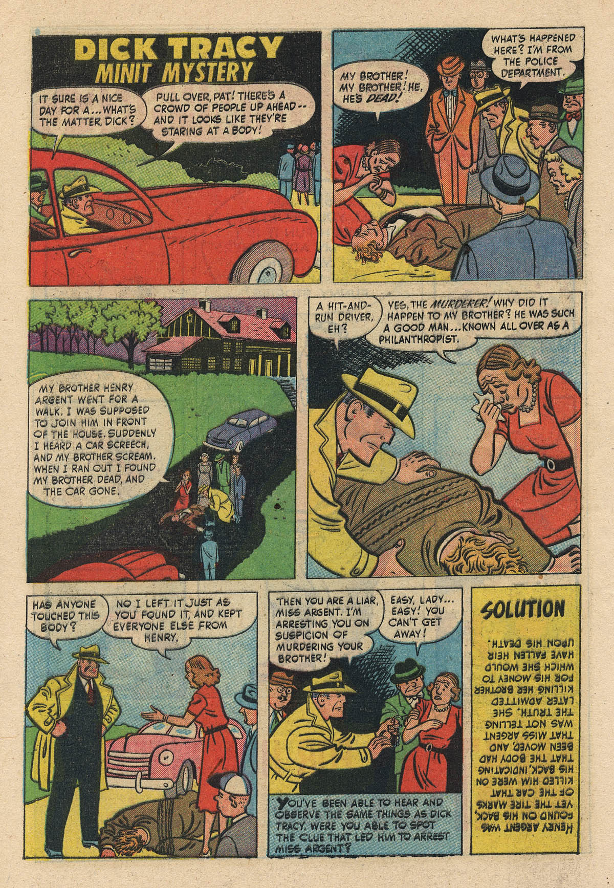 Read online Dick Tracy comic -  Issue #43 - 34