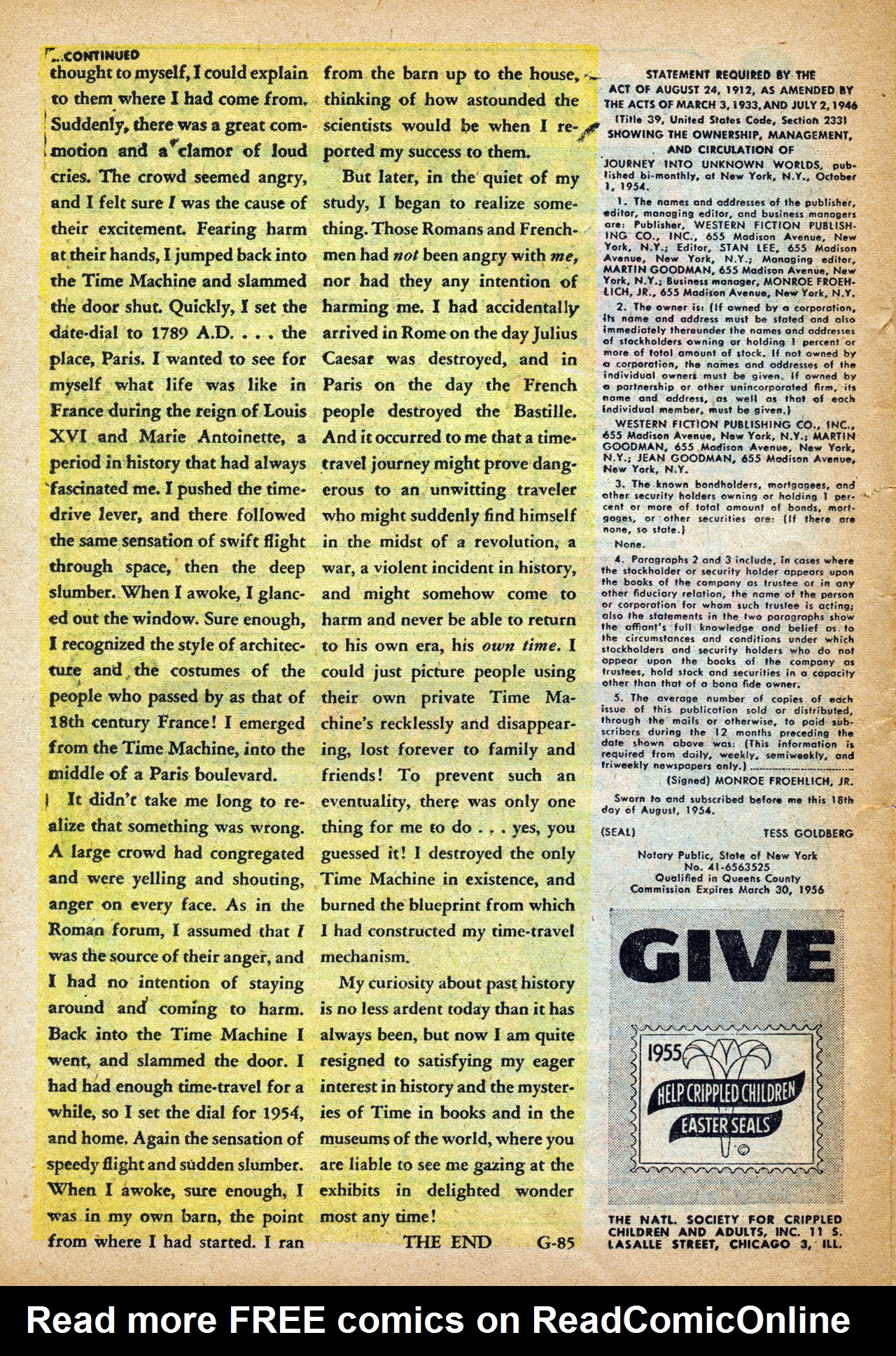 Read online Journey Into Unknown Worlds comic -  Issue #35 - 26