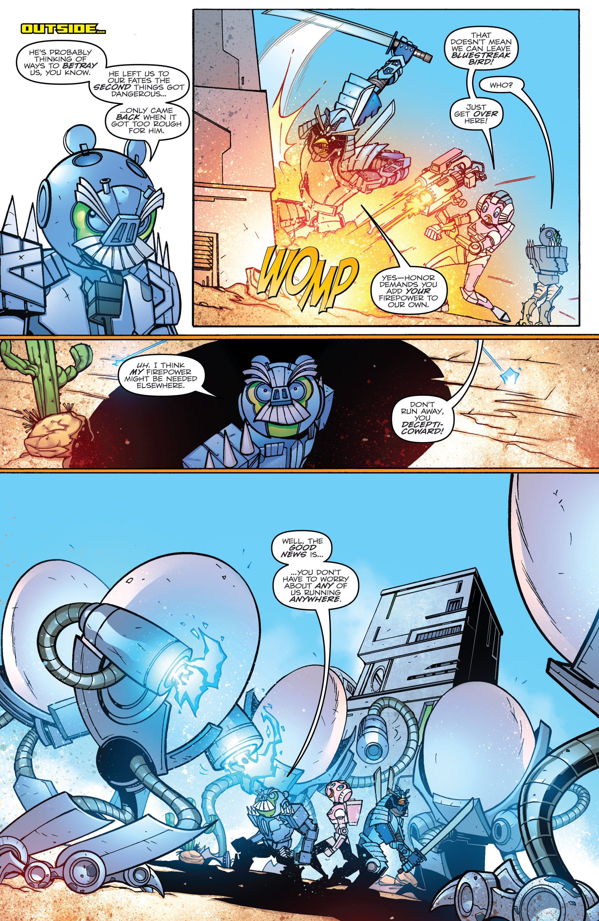 Read online Angry Birds Transformers comic -  Issue #3 - 13