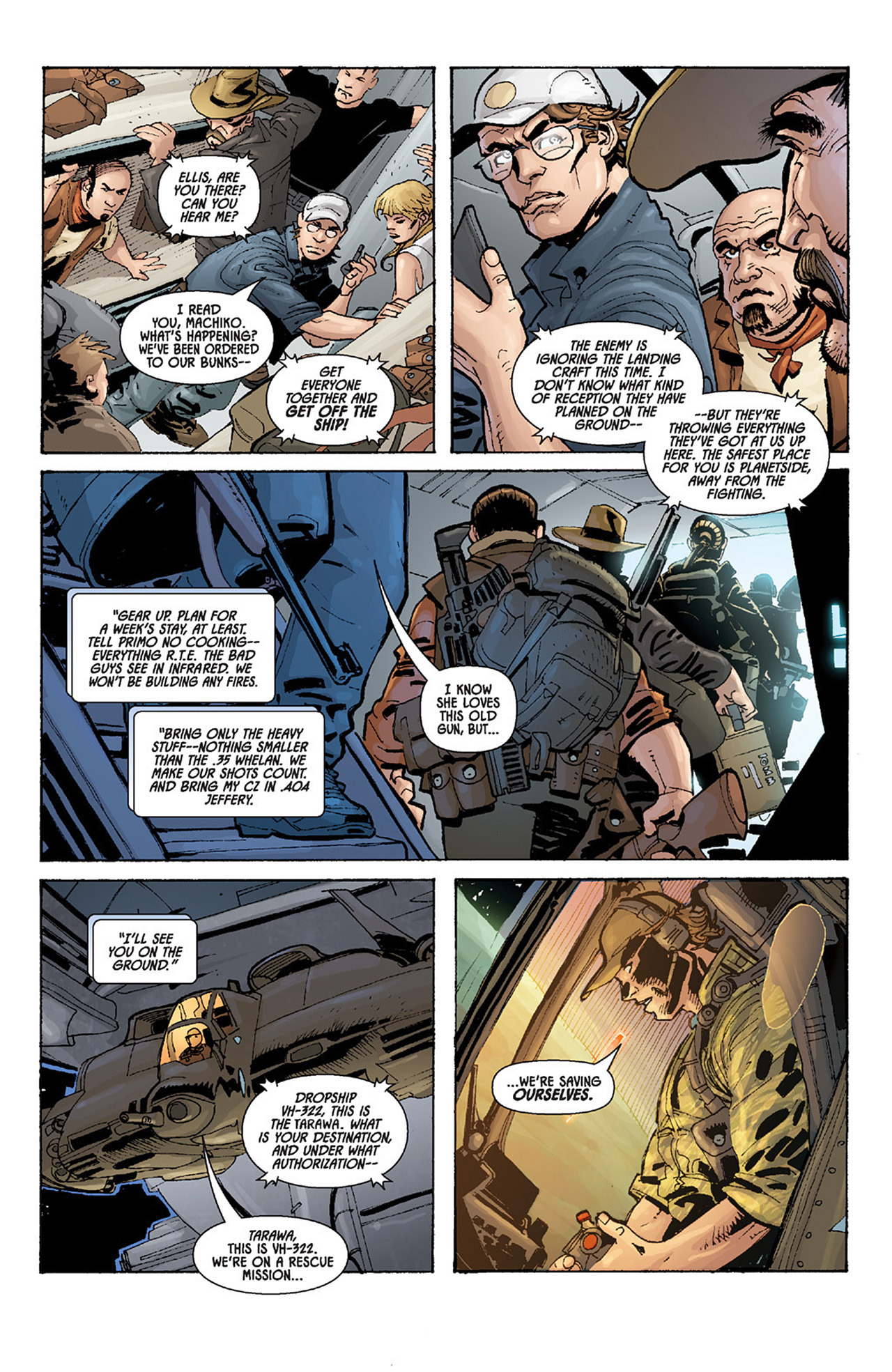 Read online Aliens vs. Predator: Three World War comic -  Issue #5 - 16