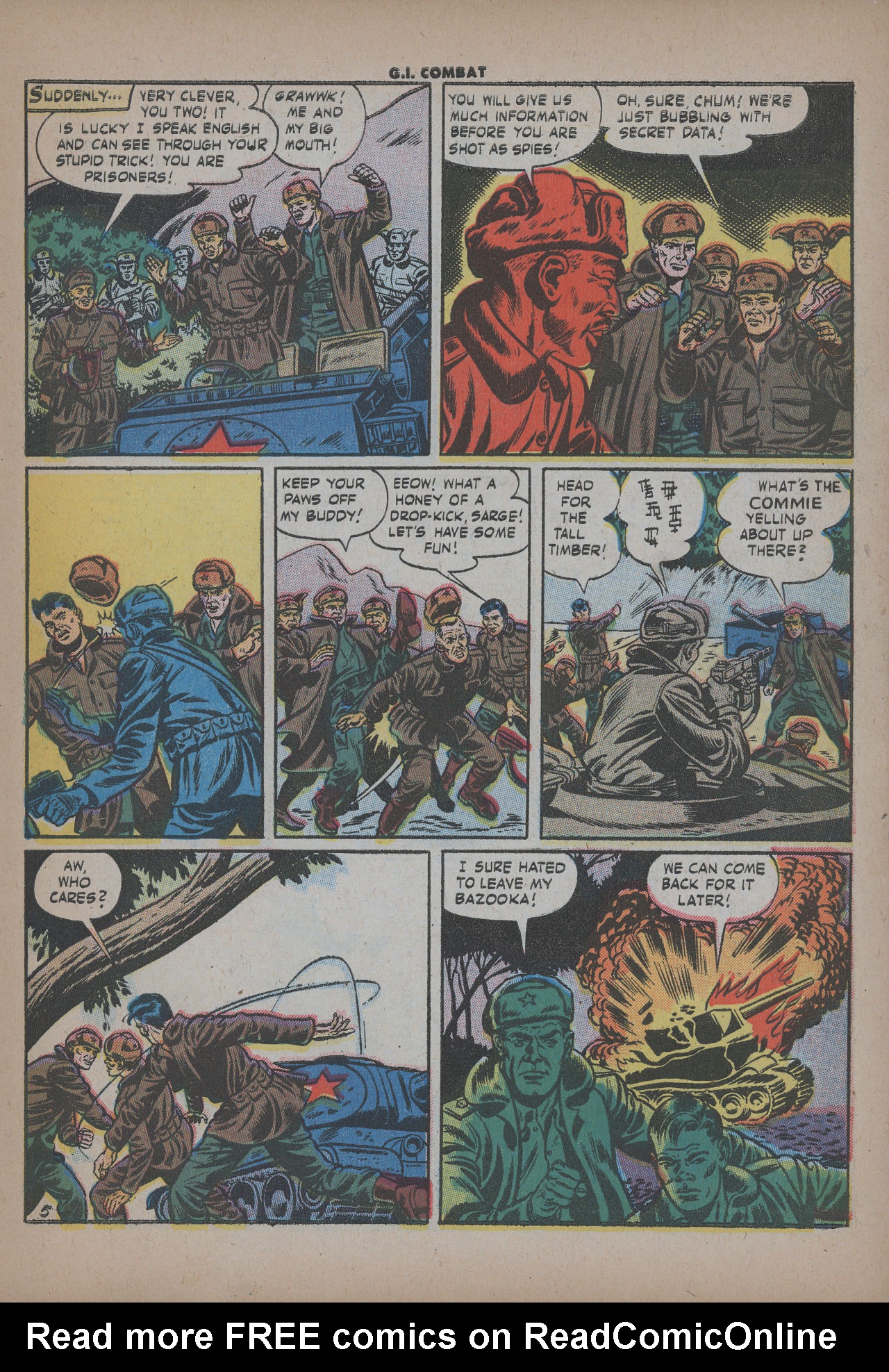 Read online G.I. Combat (1952) comic -  Issue #41 - 7