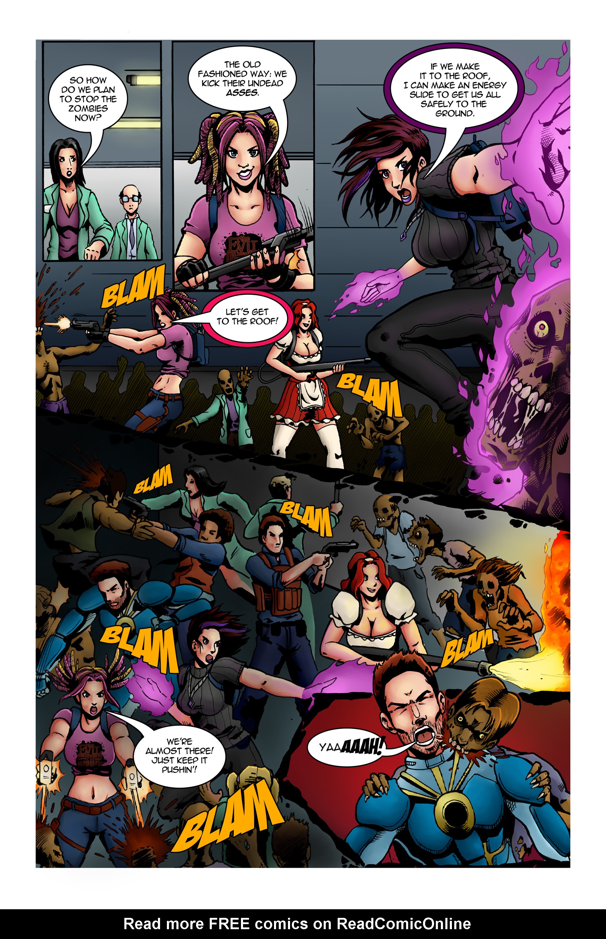 Read online Chaos Campus: Sorority Girls Vs. Zombies comic -  Issue #22 - 19