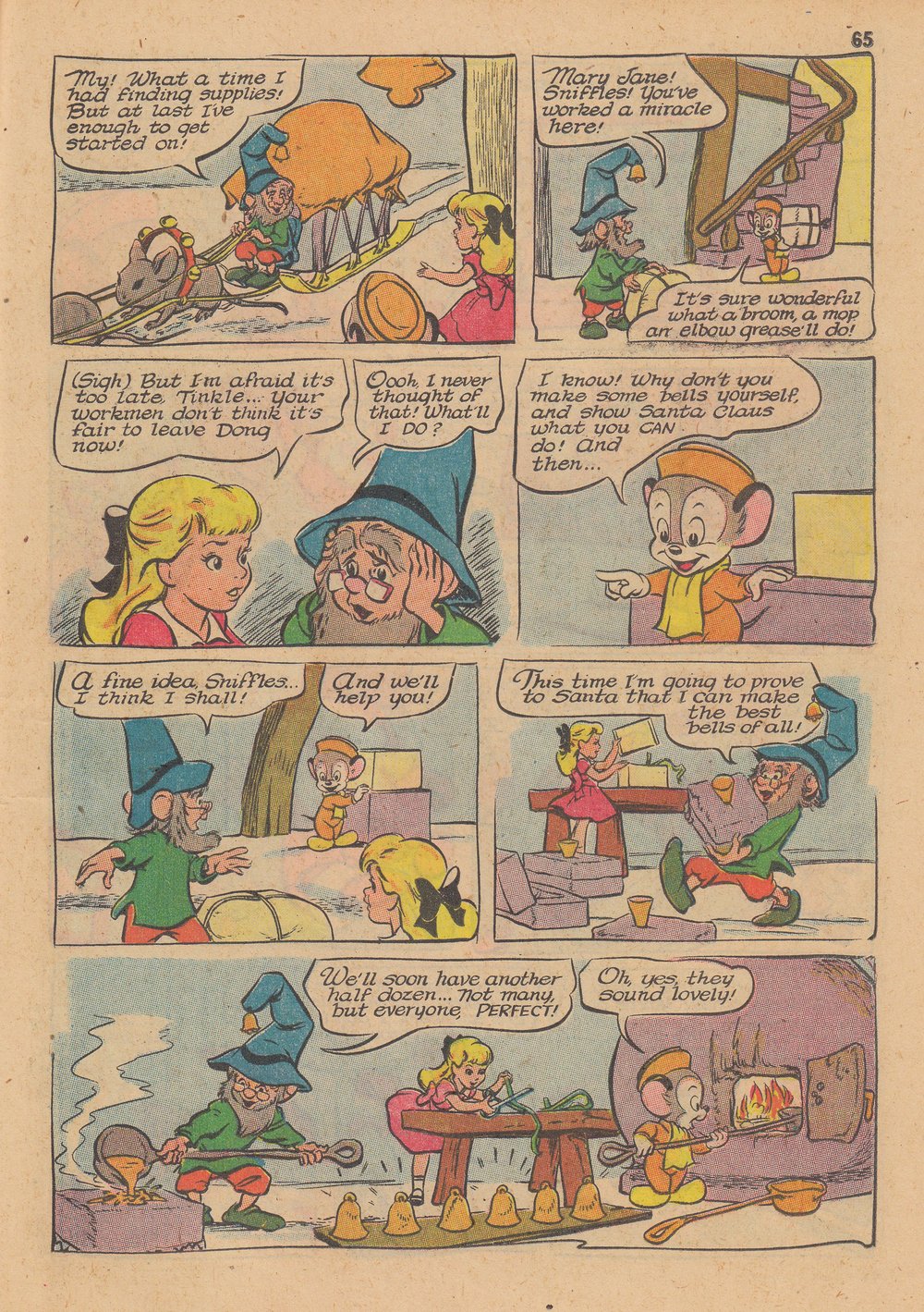 Read online Bugs Bunny's Christmas Funnies comic -  Issue # TPB 2 - 67