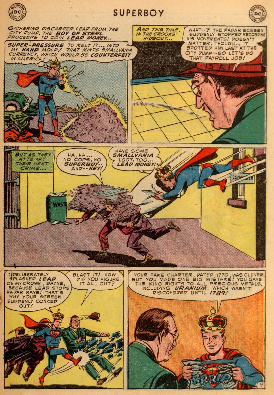 Read online Superboy (1949) comic -  Issue #32 - 35