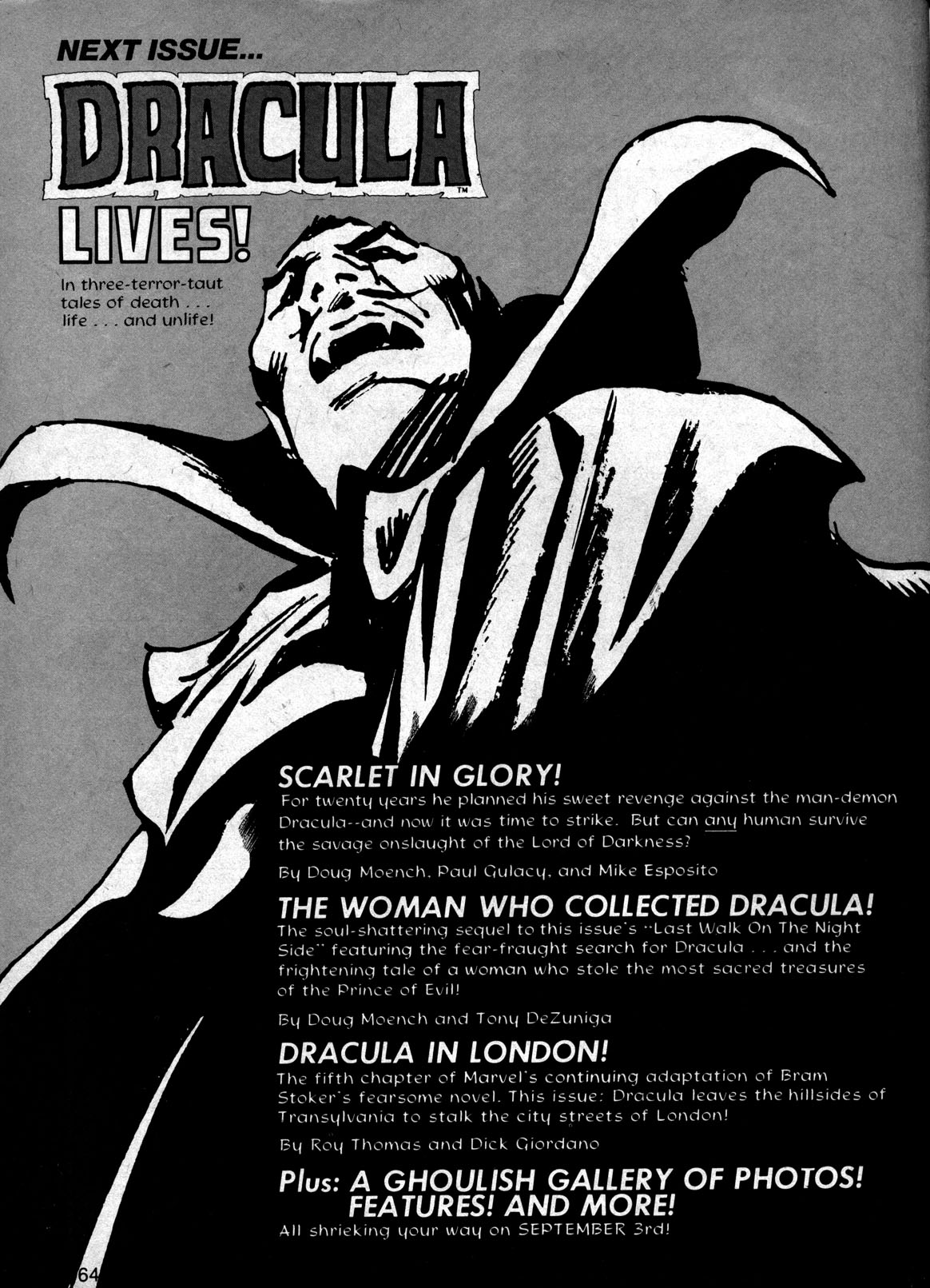 Read online Dracula Lives comic -  Issue #8 - 61