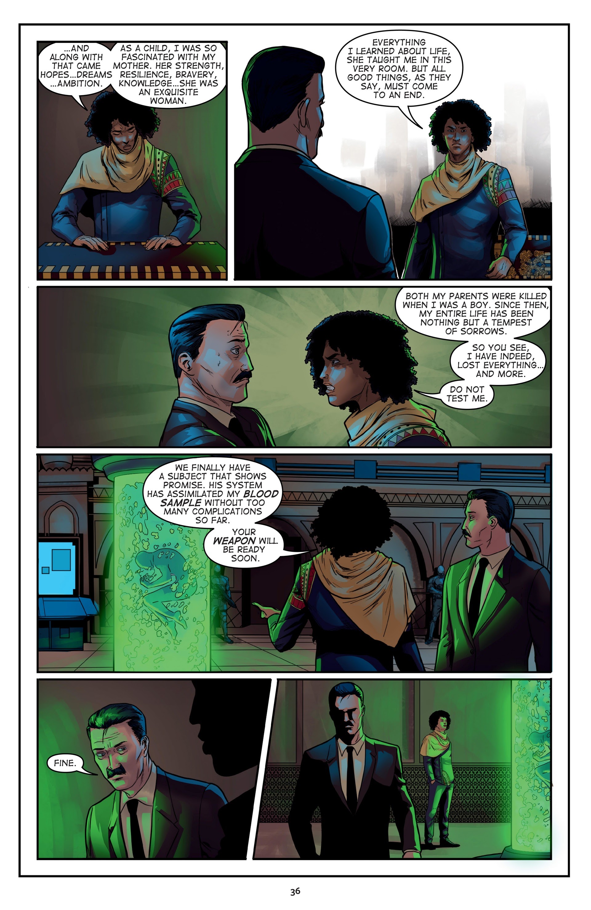 Read online Malika: Warrior Queen comic -  Issue # TPB 2 (Part 1) - 38