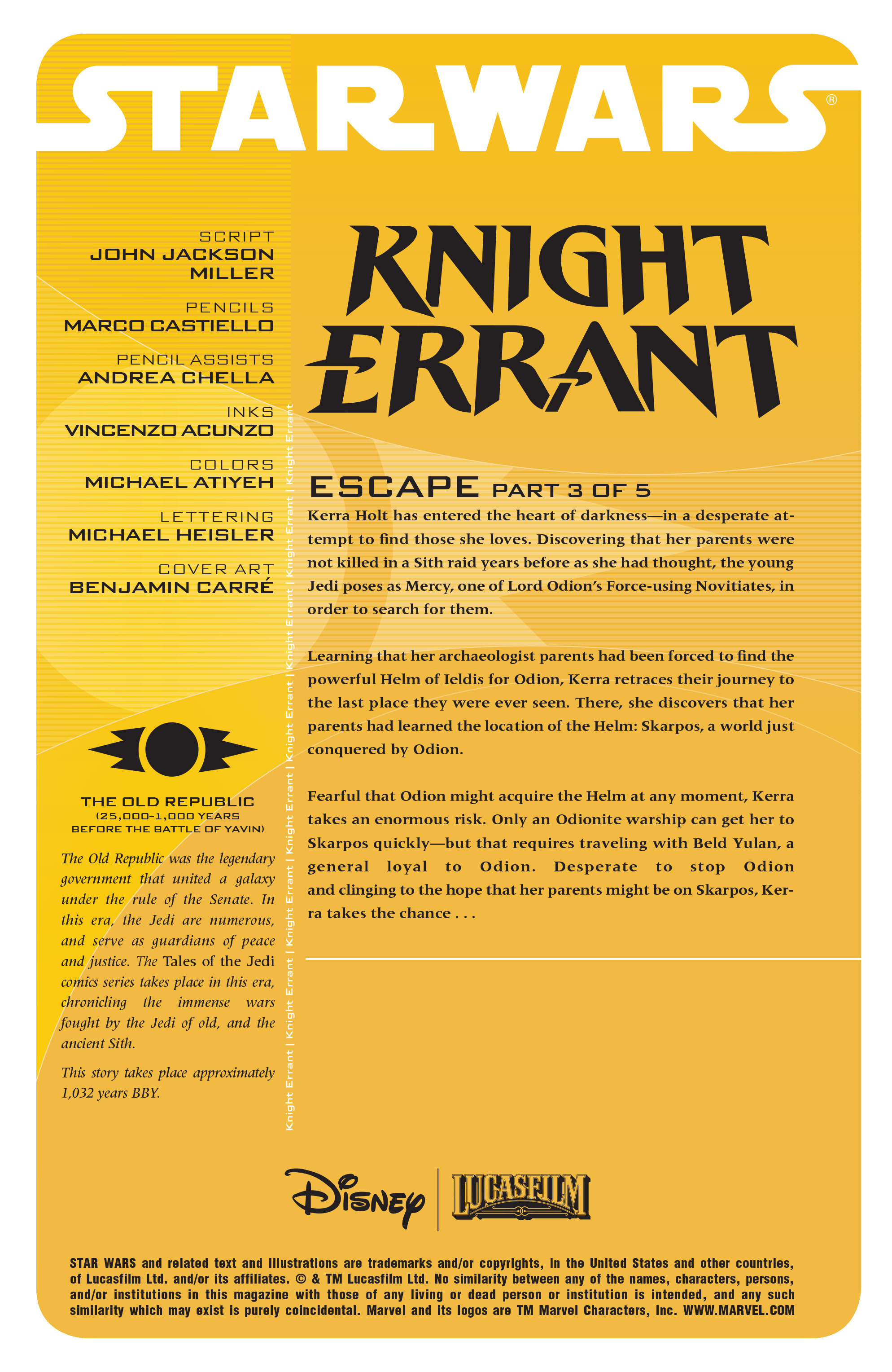 Read online Star Wars: Knight Errant - Escape comic -  Issue #3 - 2