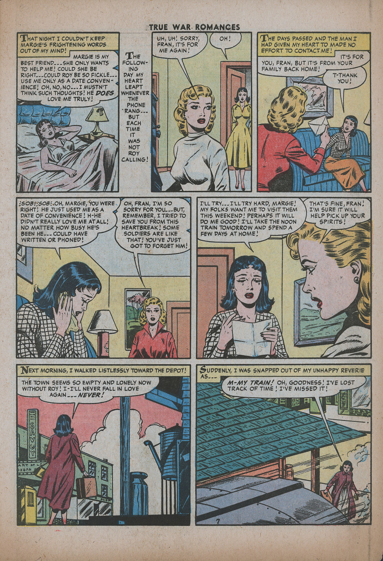 Read online True War Romances comic -  Issue #19 - 9