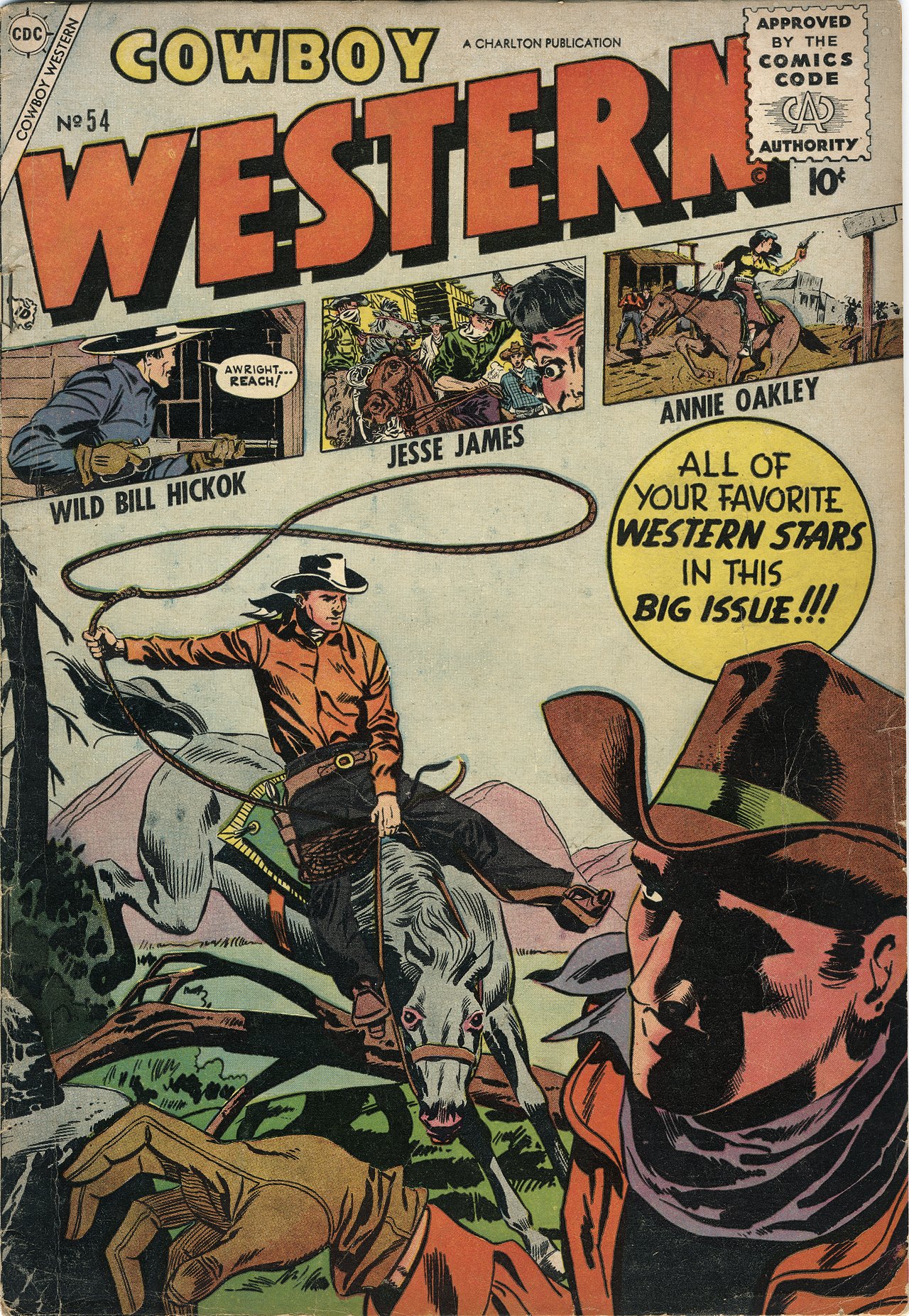 Read online Cowboy Western comic -  Issue #54 - 1