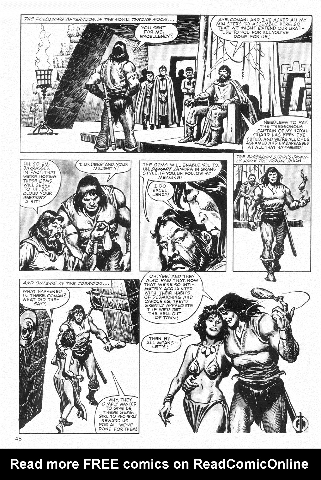 Read online The Savage Sword Of Conan comic -  Issue #81 - 48