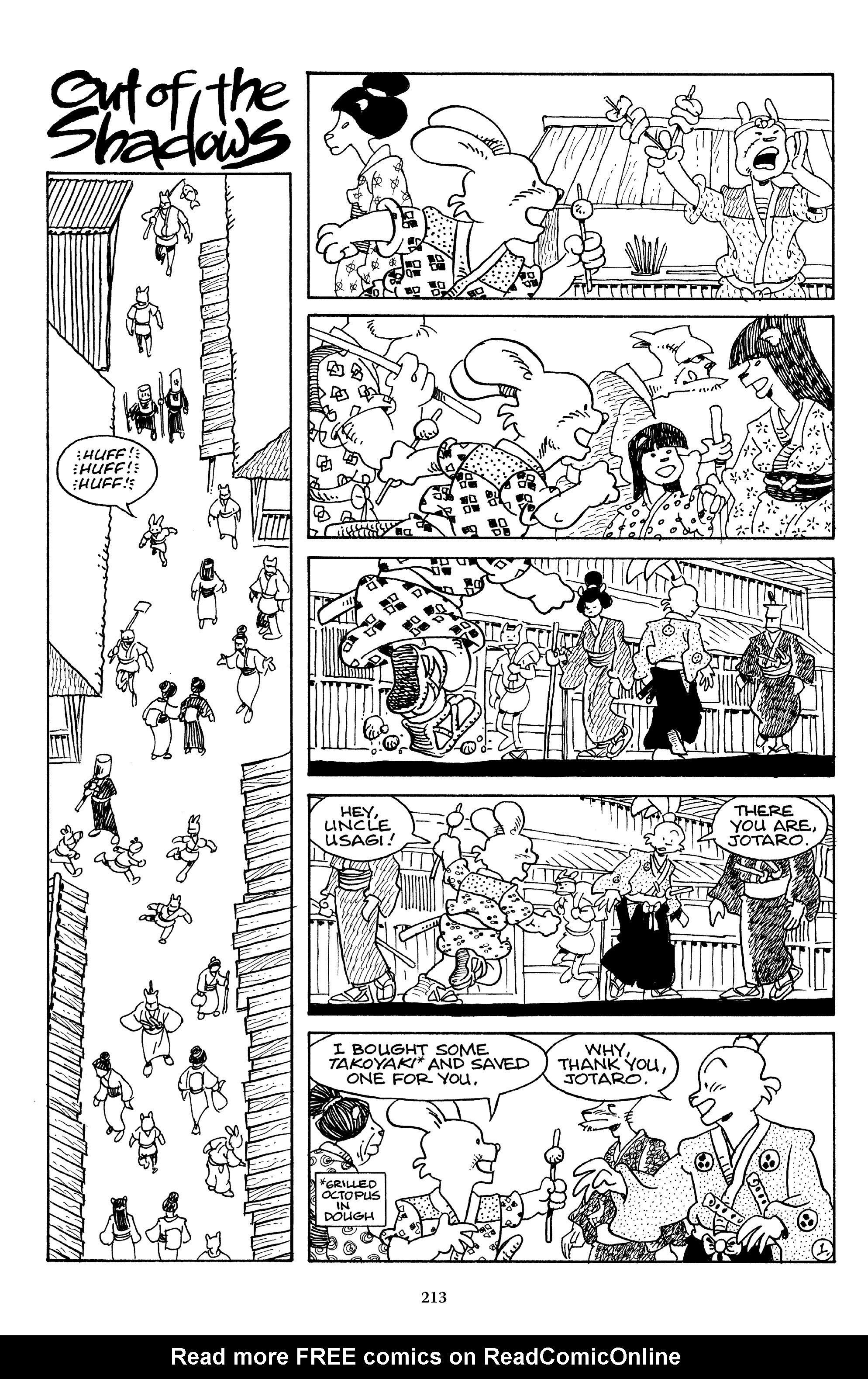 Read online The Usagi Yojimbo Saga comic -  Issue # TPB 4 - 210