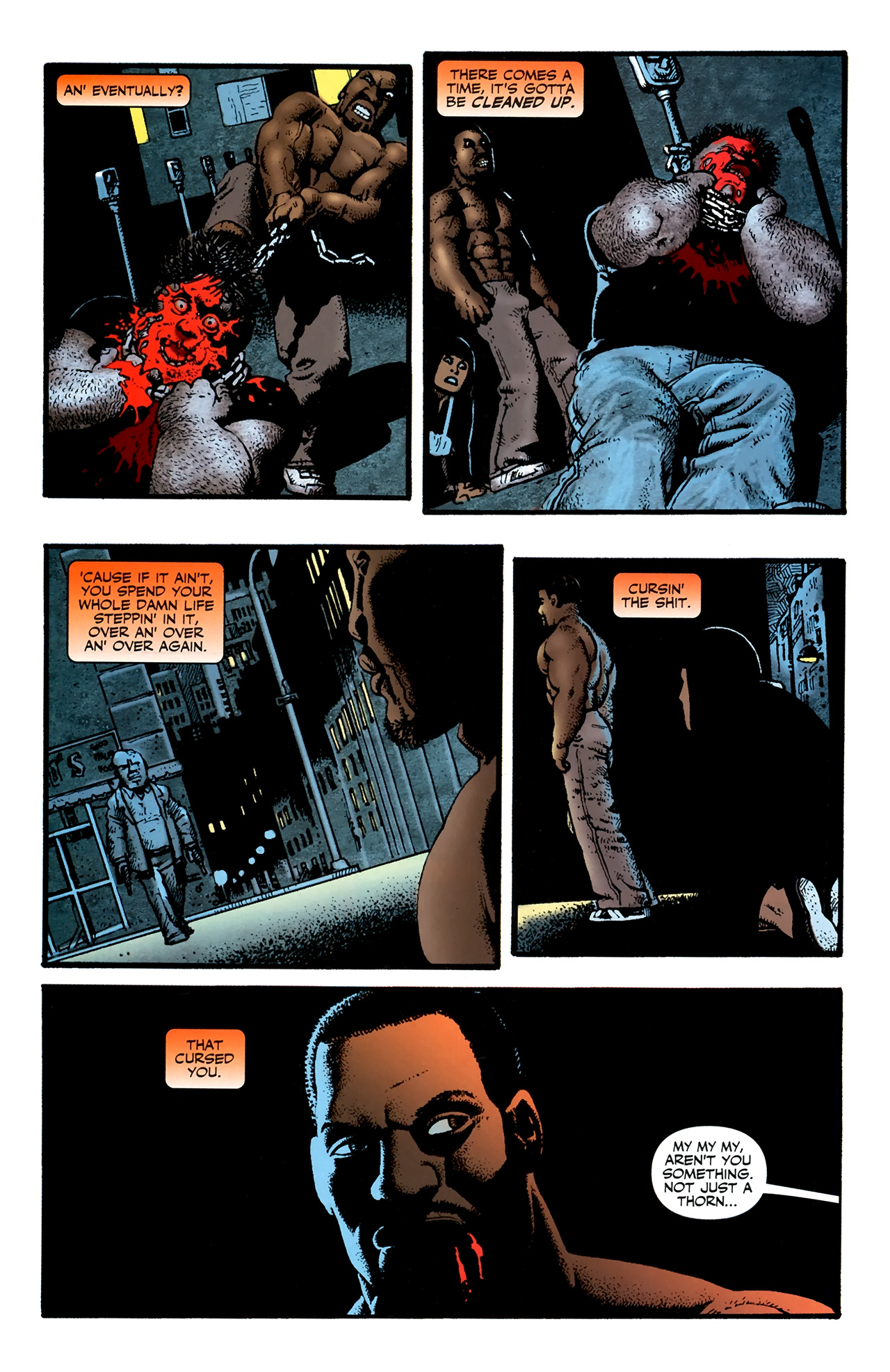 Read online Cage (2002) comic -  Issue #5 - 16