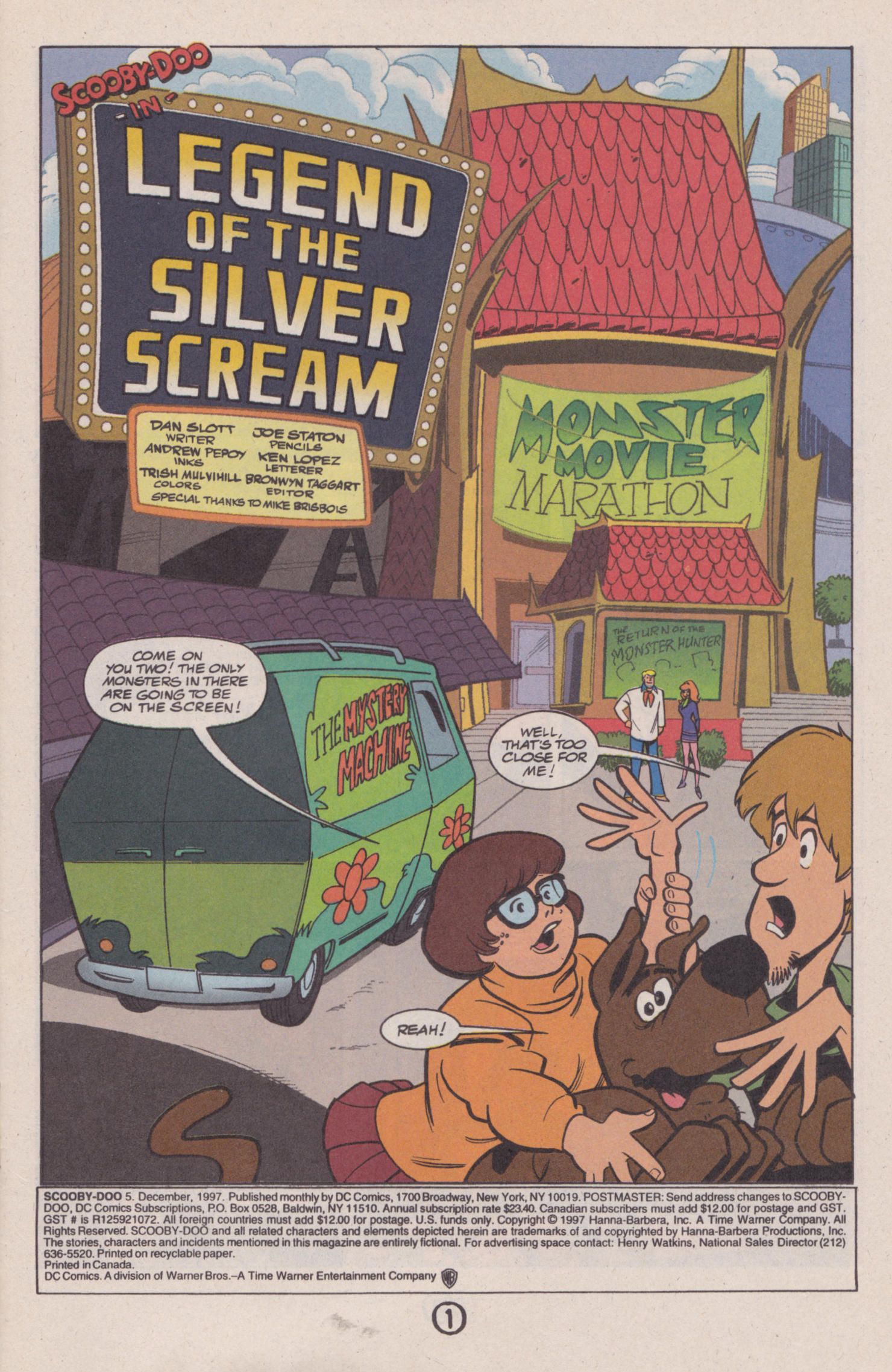 Read online Scooby-Doo (1997) comic -  Issue #5 - 2