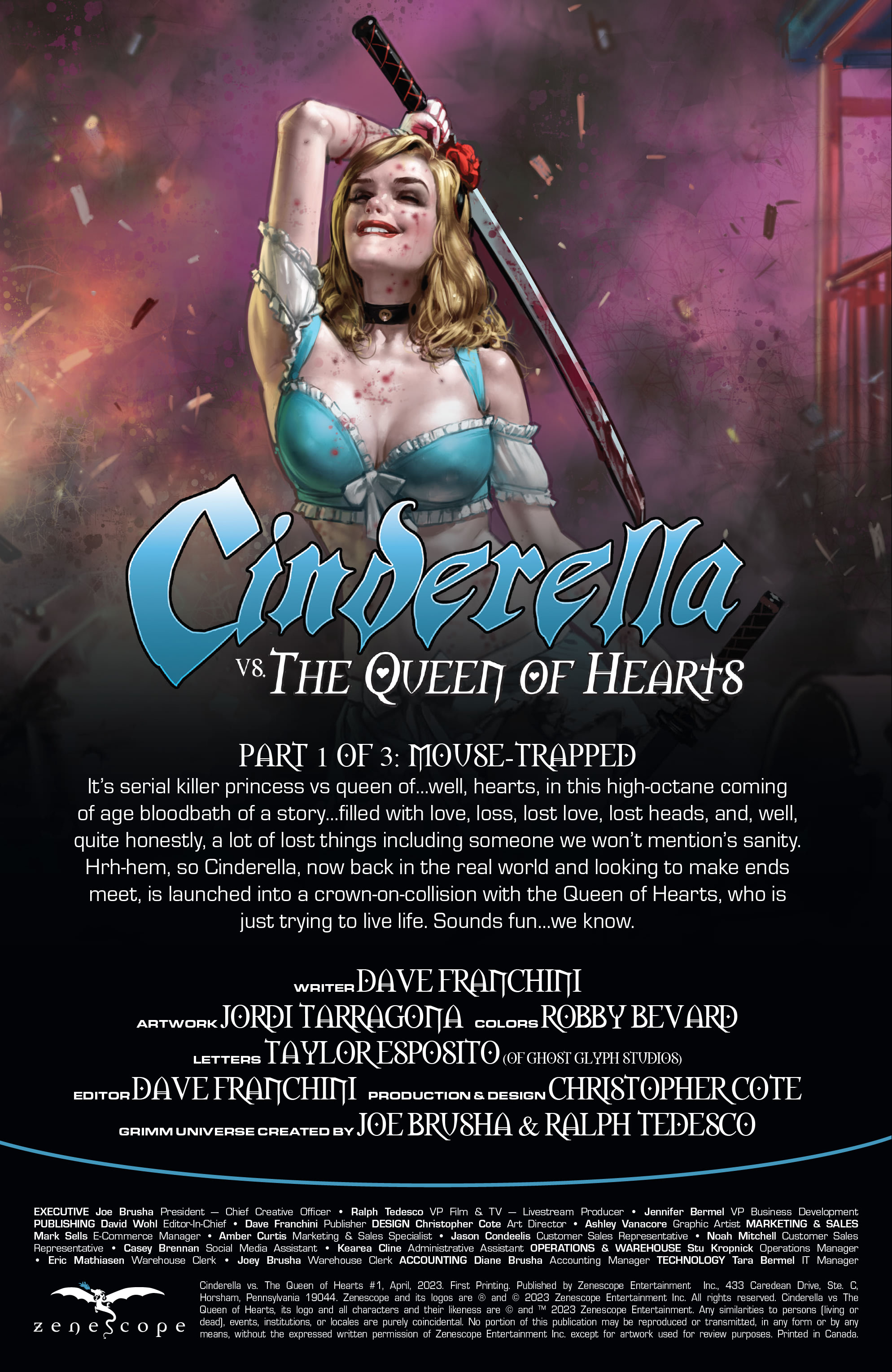 Read online Cinderella vs The Queen of Hearts comic -  Issue #1 - 2