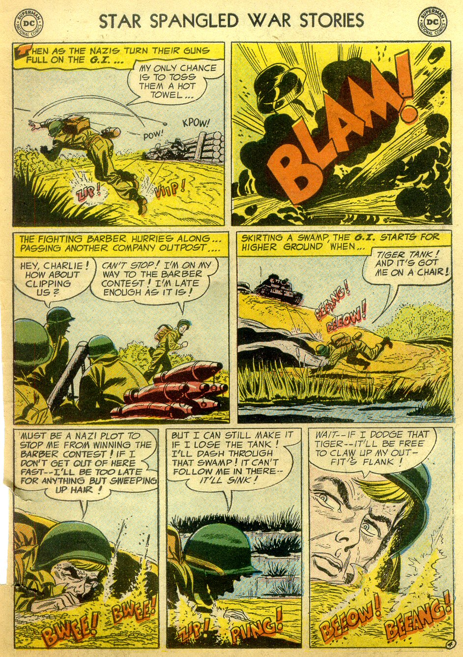Read online Star Spangled War Stories (1952) comic -  Issue #36 - 32
