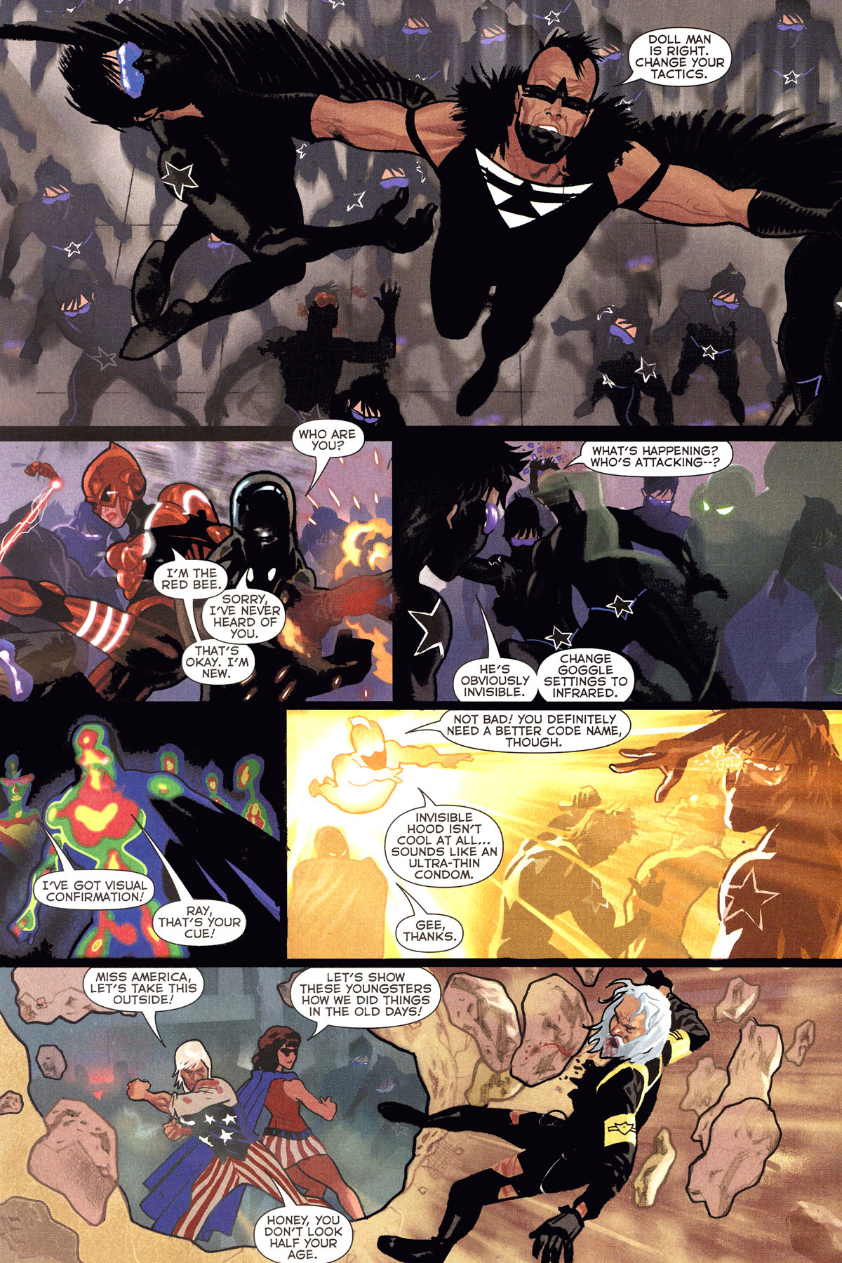 Read online Uncle Sam and the Freedom Fighters (2006) comic -  Issue #6 - 12
