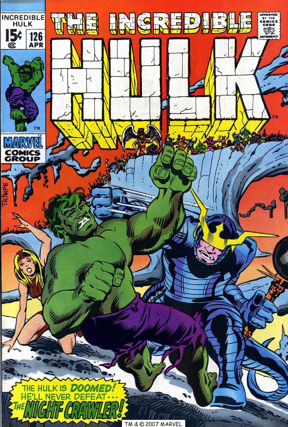 Read online The Incredible Hulk (1968) comic -  Issue #126 - 1