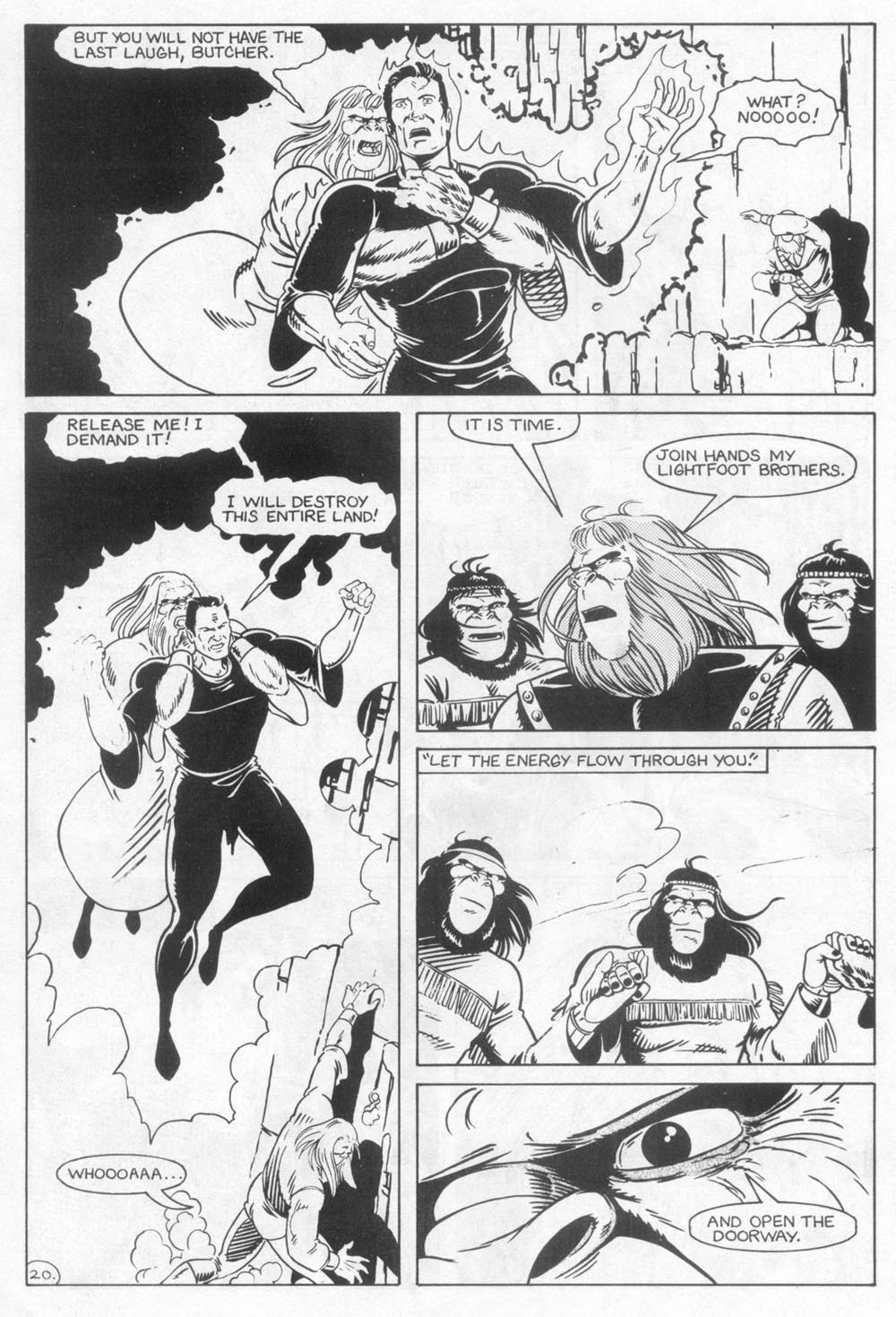 Read online Planet of the Apes (1990) comic -  Issue #24 - 22