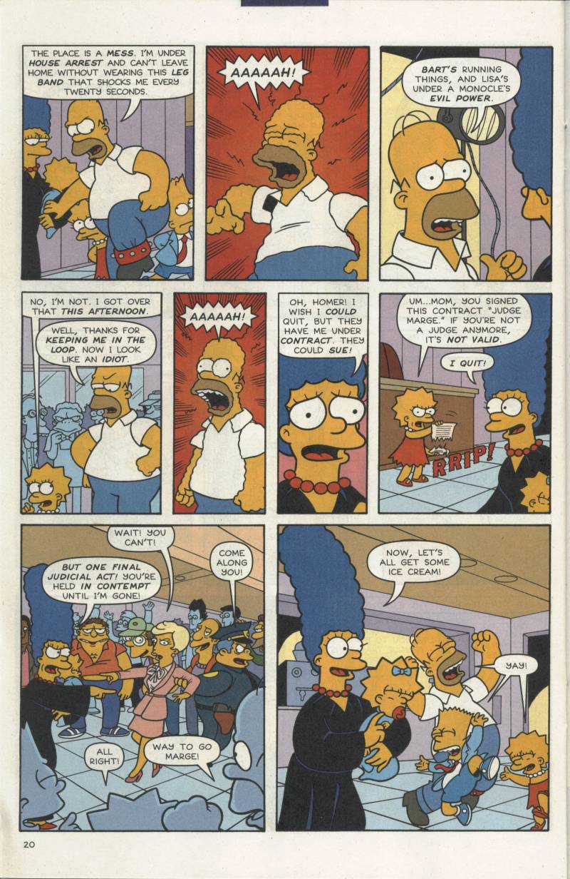 Read online Simpsons Comics comic -  Issue #64 - 21