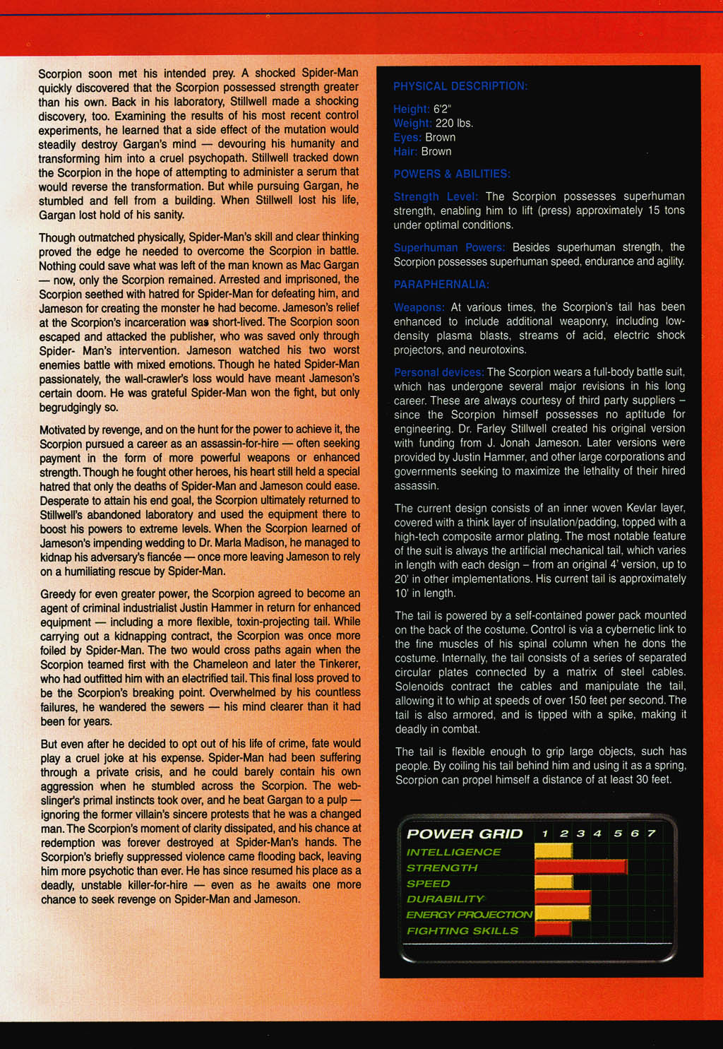Official Handbook of the Marvel Universe: Spider-Man 2004 issue Full - Page 29