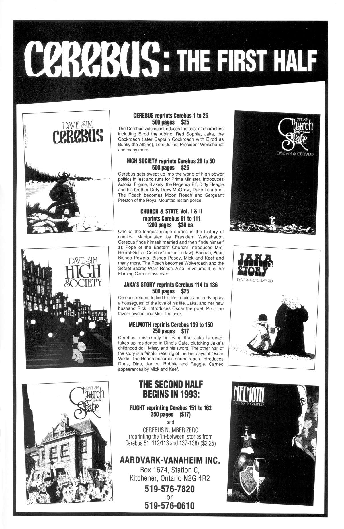 Read online Cerebus comic -  Issue #184 - 40