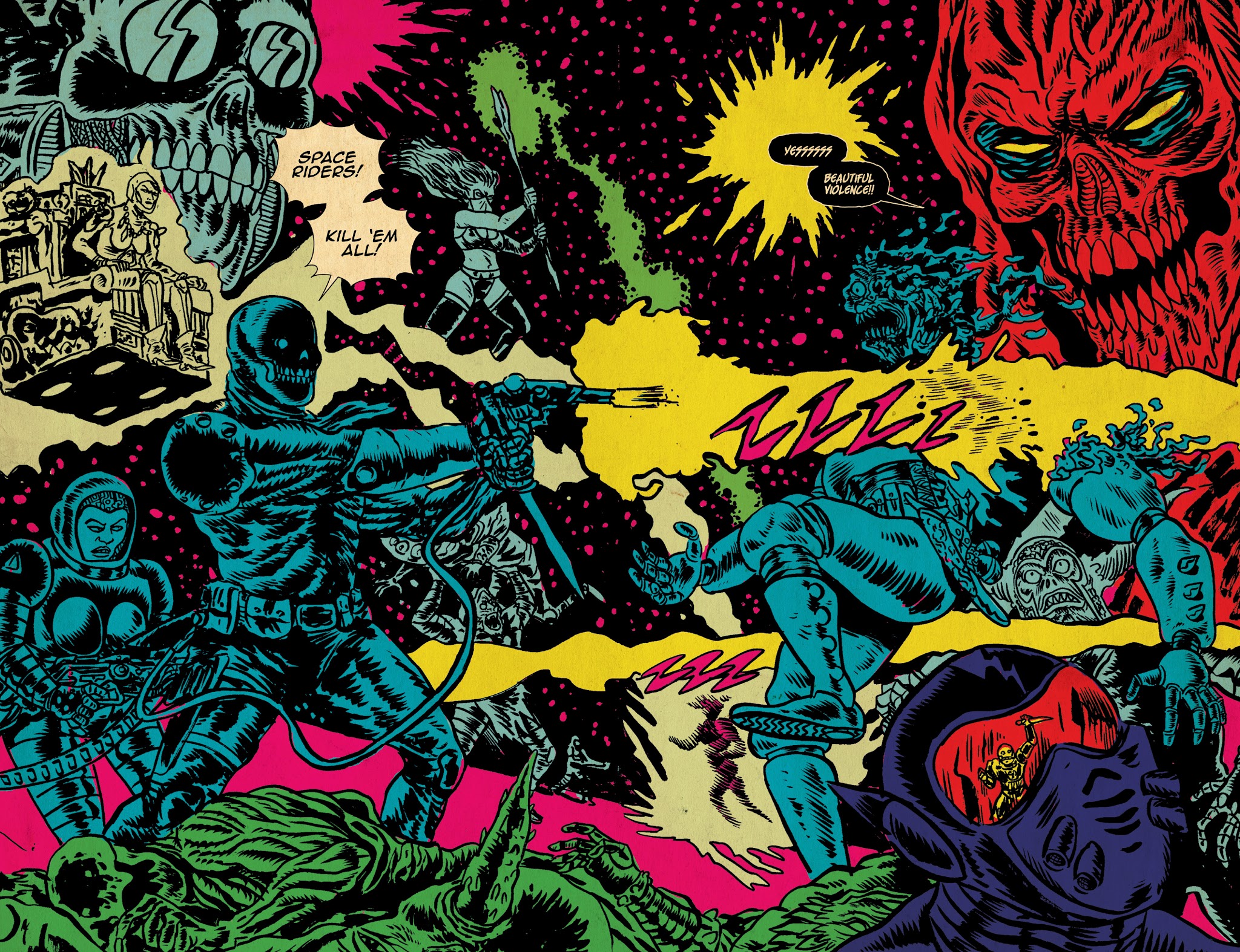 Read online Space Riders: Galaxy of Brutality comic -  Issue #4 - 4