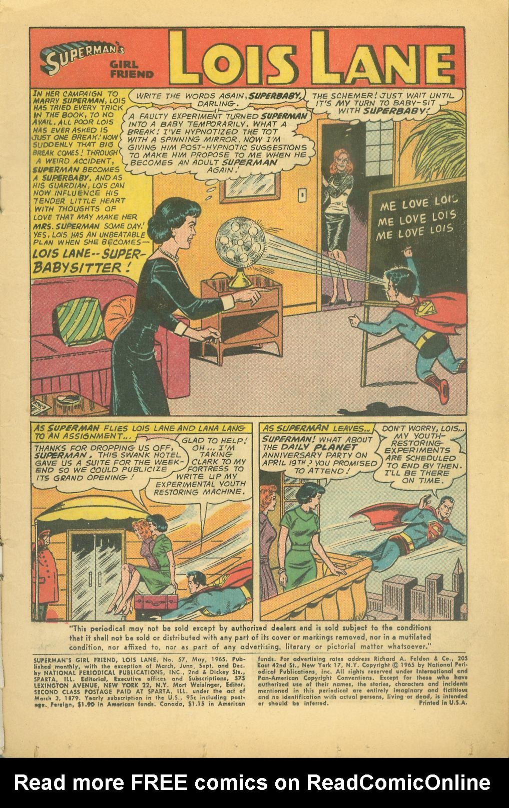 Read online Superman's Girl Friend, Lois Lane comic -  Issue #57 - 3