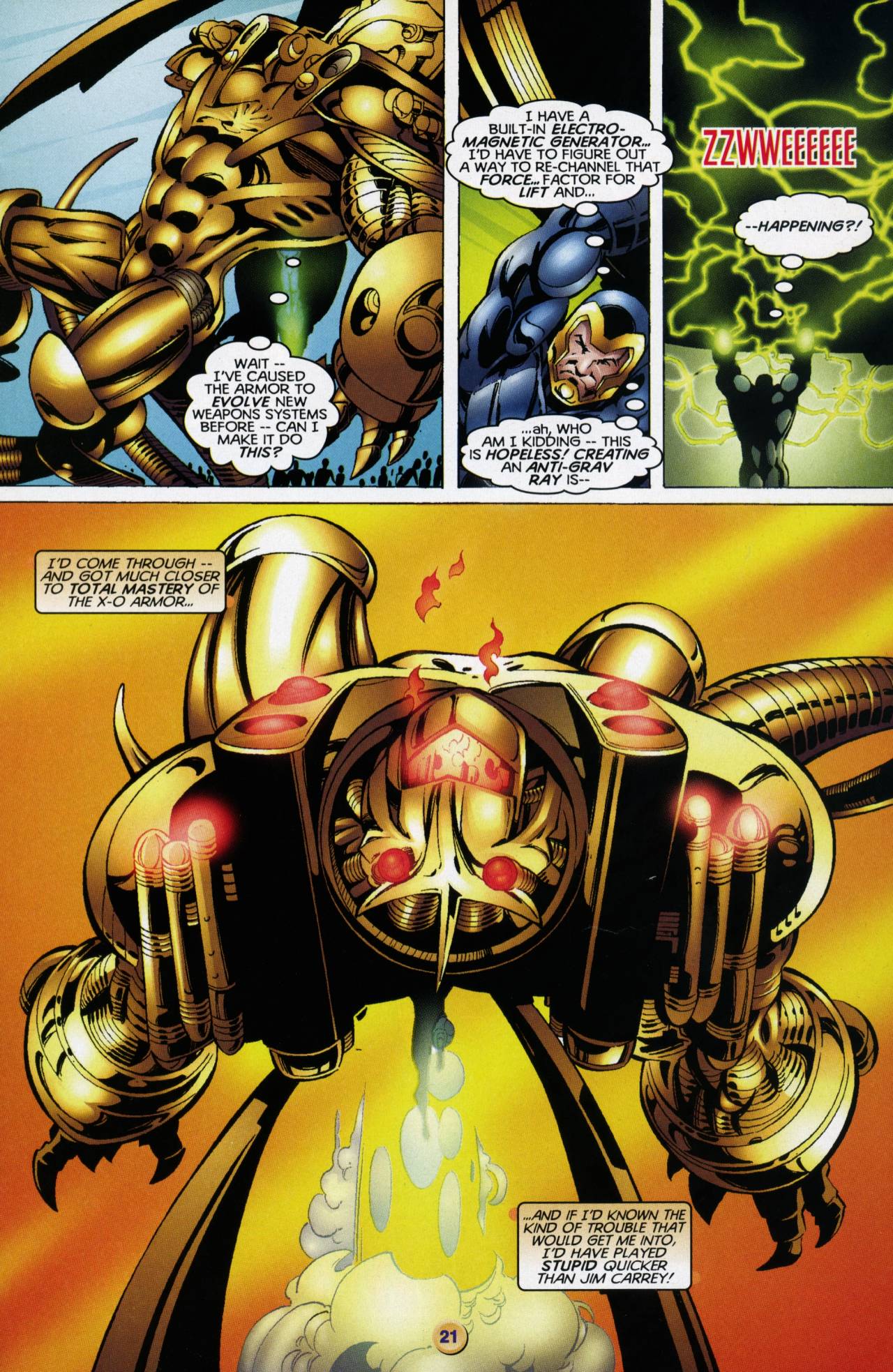 Read online X-O Manowar (1996) comic -  Issue #8 - 18