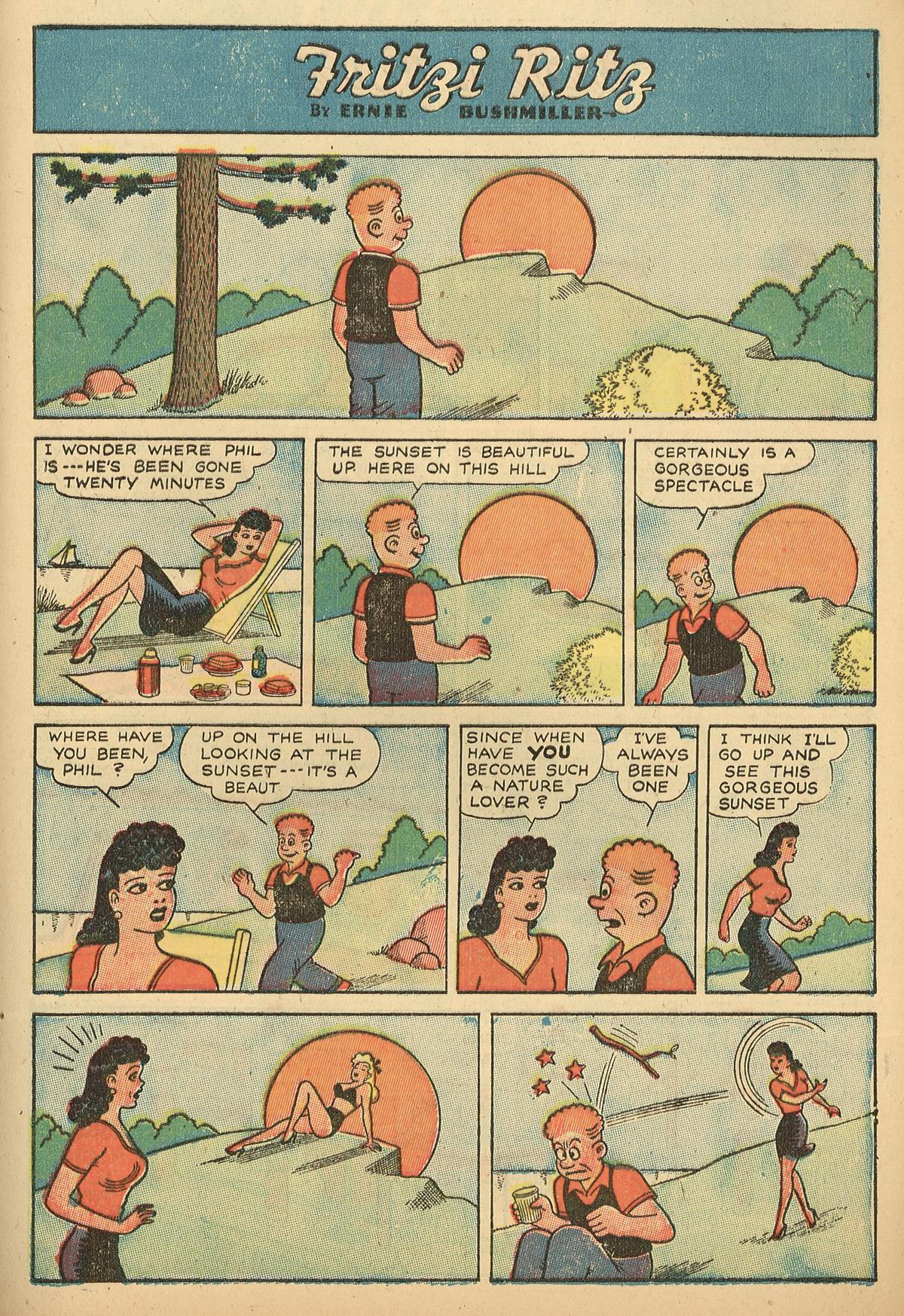 Read online Fritzi Ritz (1953) comic -  Issue #3 - 9