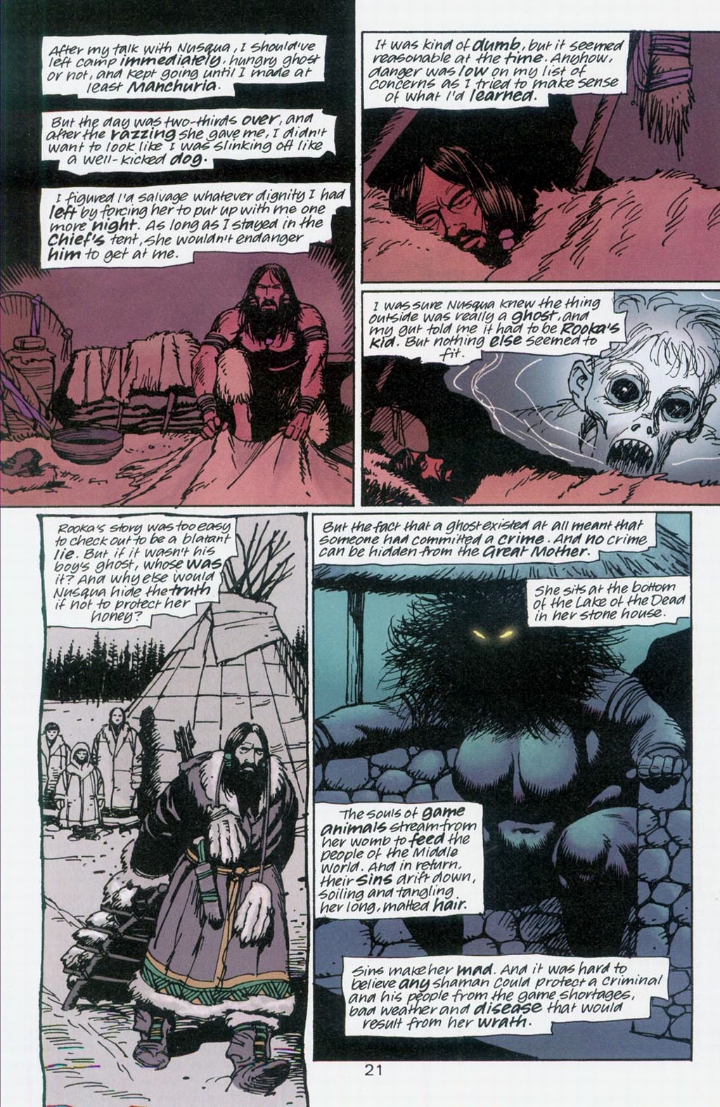 Read online Muktuk Wolfsbreath: Hard-Boiled Shaman comic -  Issue #1 - 21
