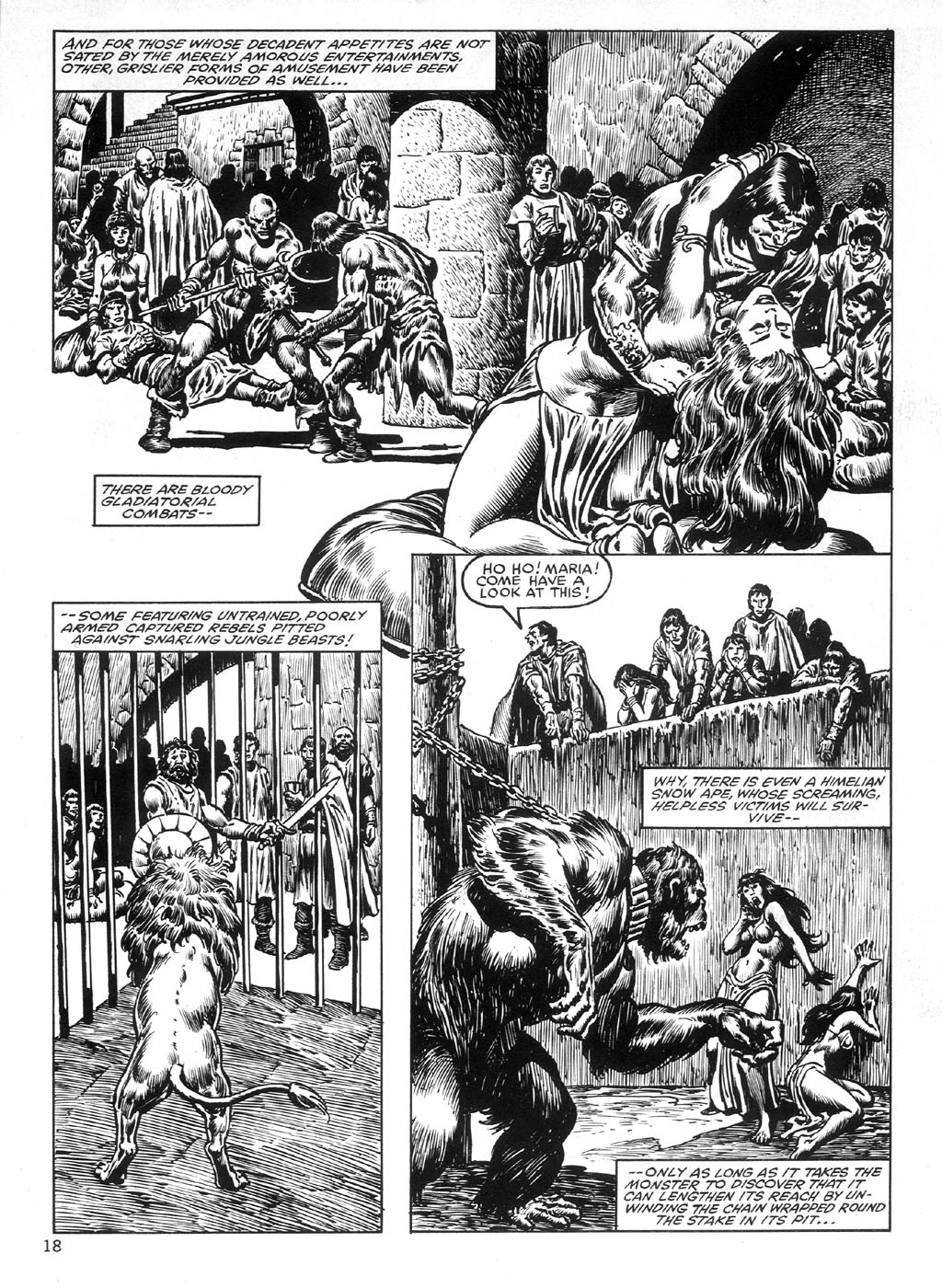 Read online The Savage Sword Of Conan comic -  Issue #99 - 17