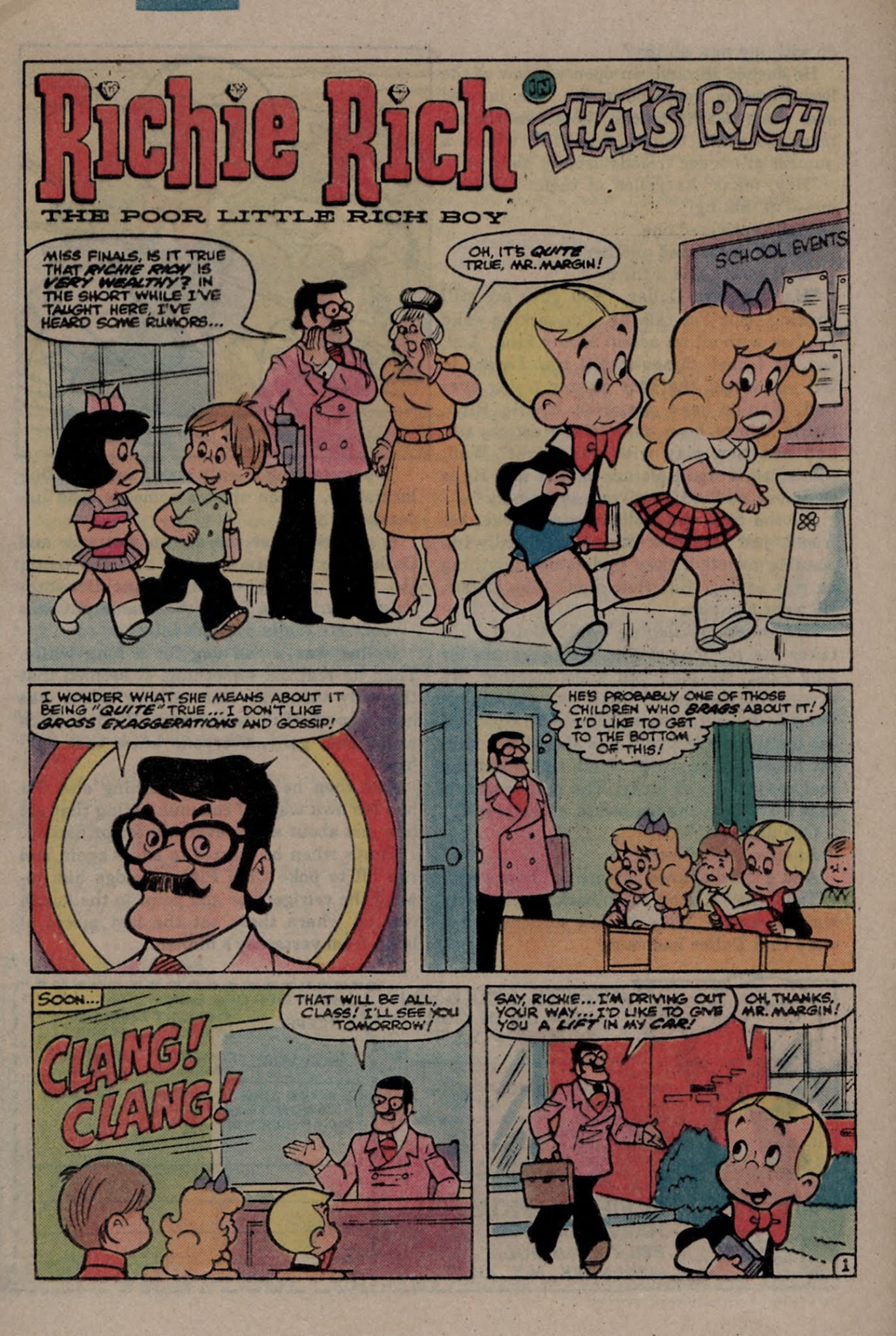 Read online Richie Rich & Dollar the Dog comic -  Issue #24 - 28