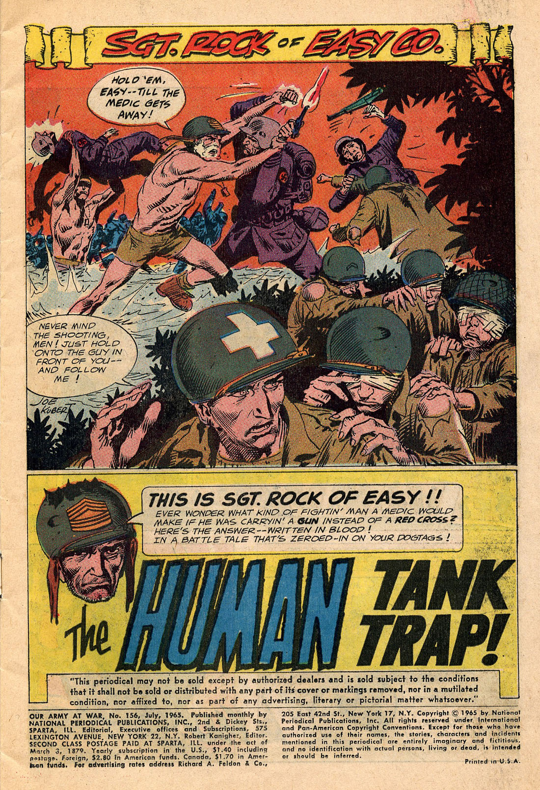 Read online Our Army at War (1952) comic -  Issue #156 - 3