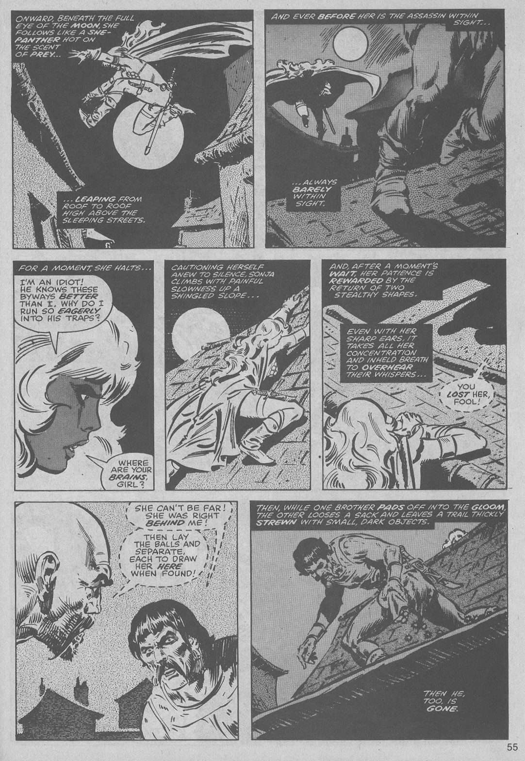 Read online The Savage Sword Of Conan comic -  Issue #45 - 55
