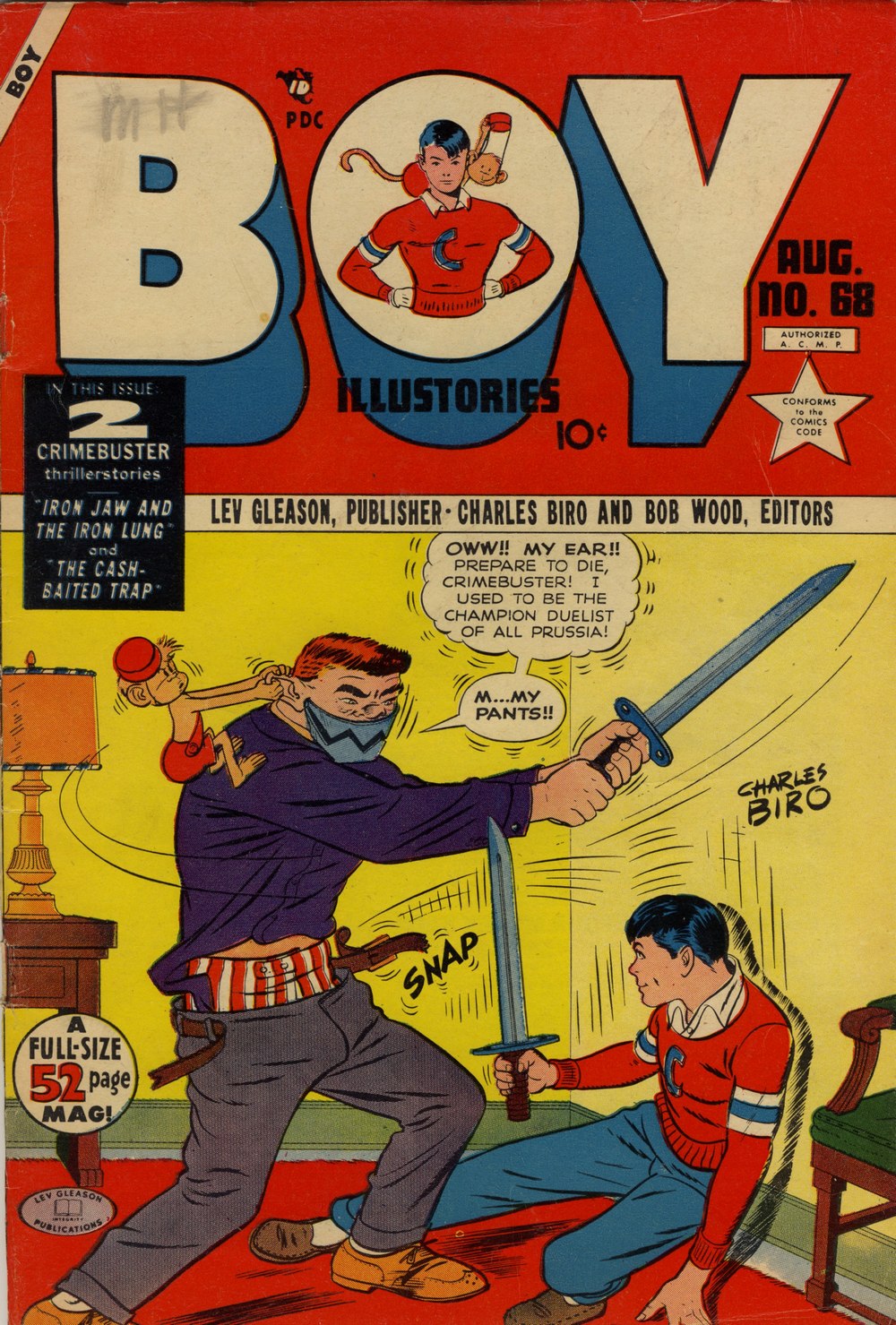 Read online Boy Comics comic -  Issue #68 - 1