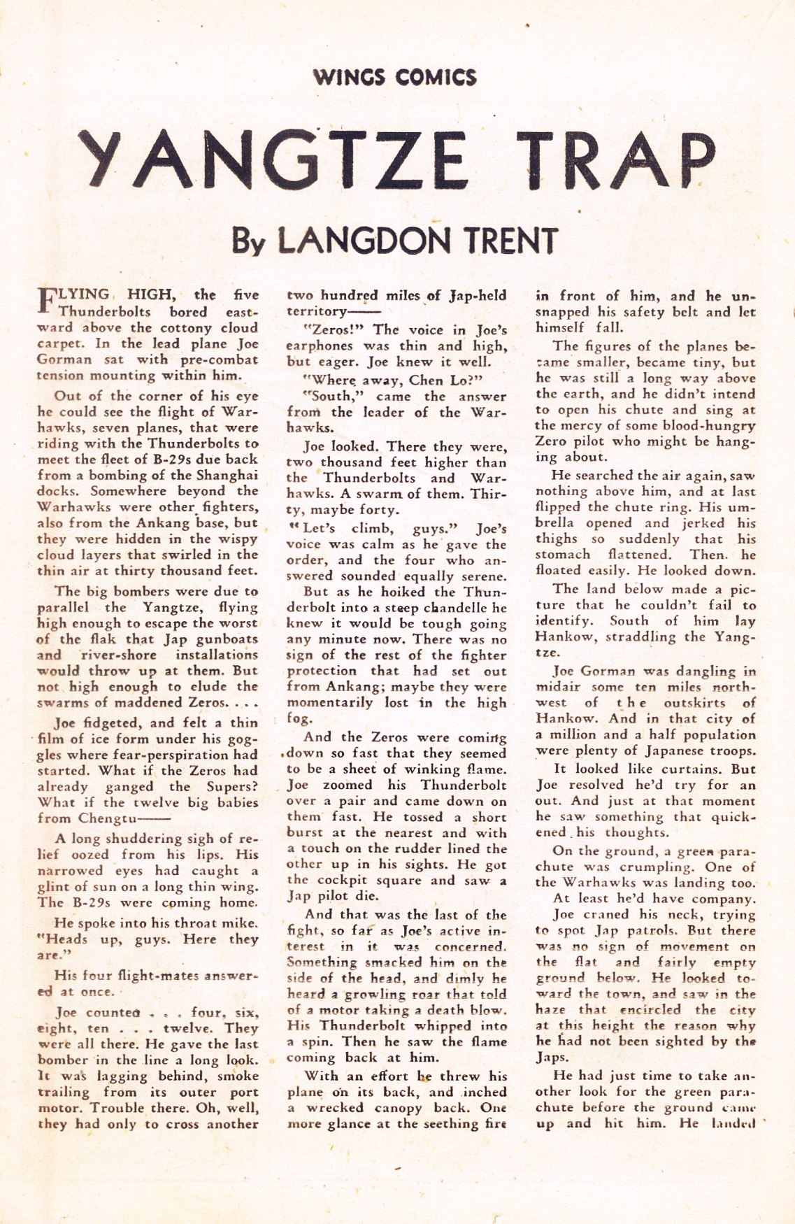 Read online Wings Comics comic -  Issue #56 - 36