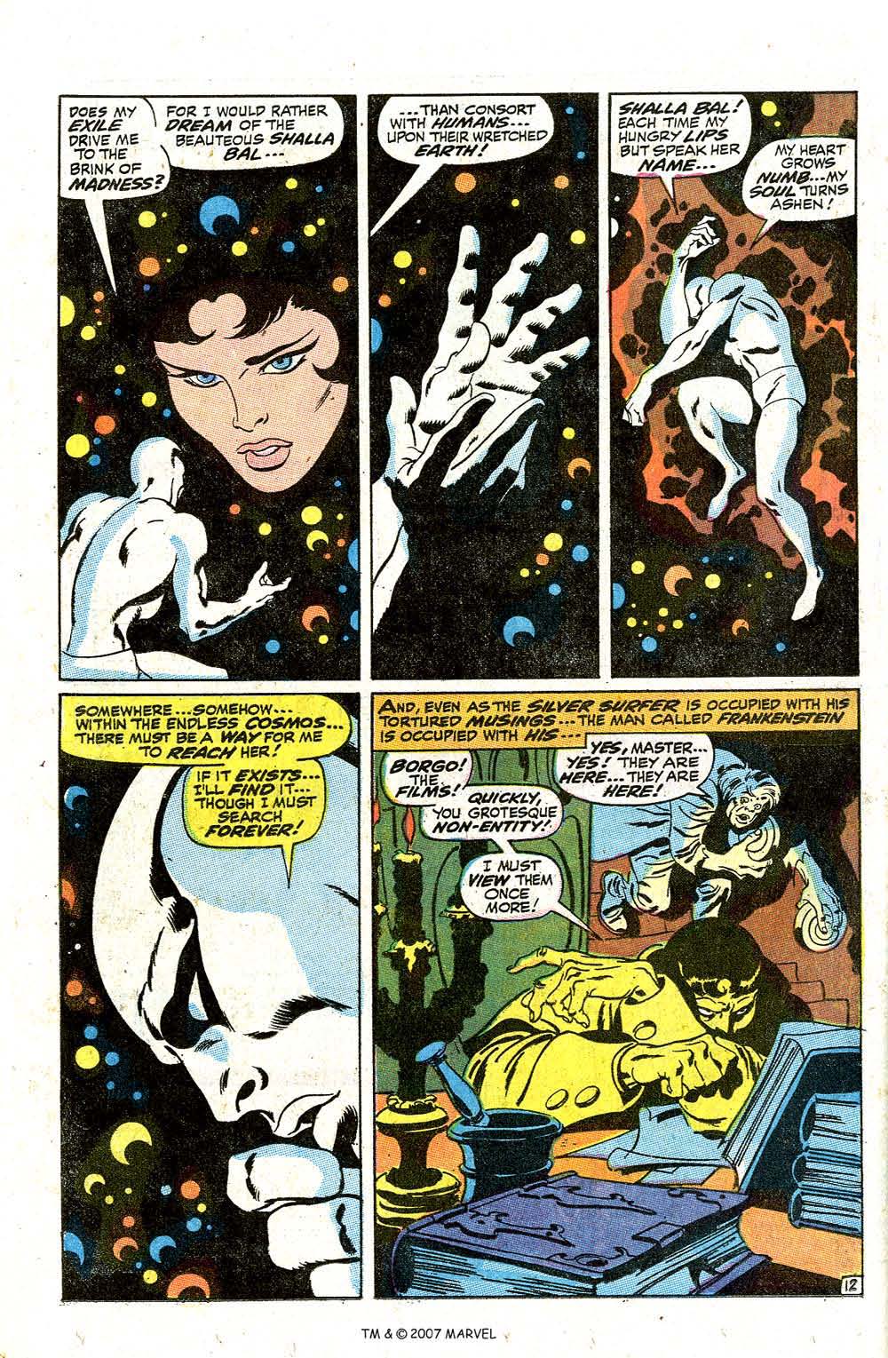 Read online Silver Surfer (1968) comic -  Issue #7 - 16