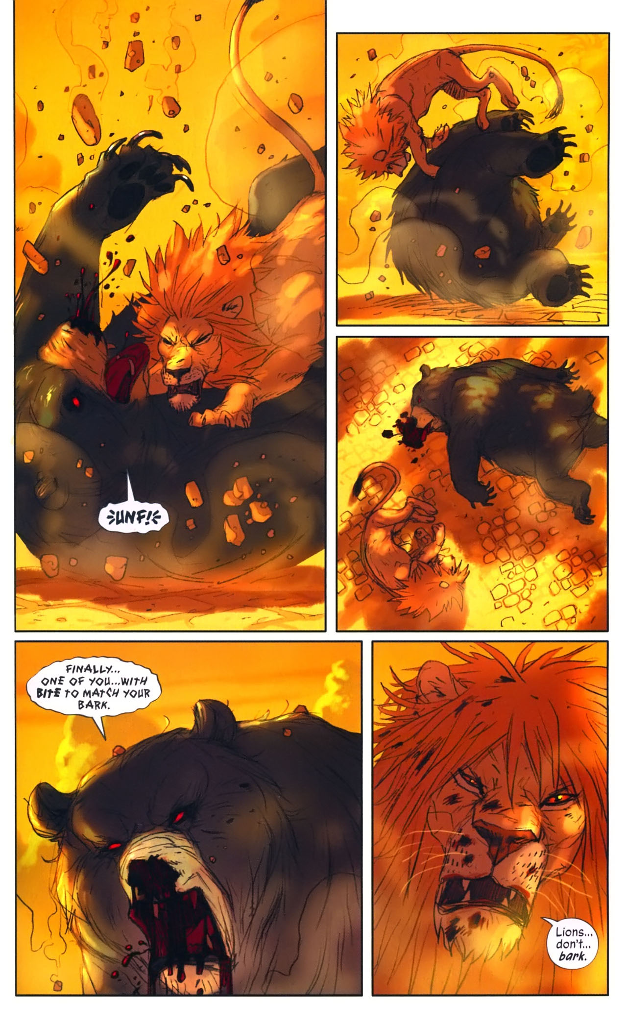 Read online Pride of Baghdad comic -  Issue # Full - 103