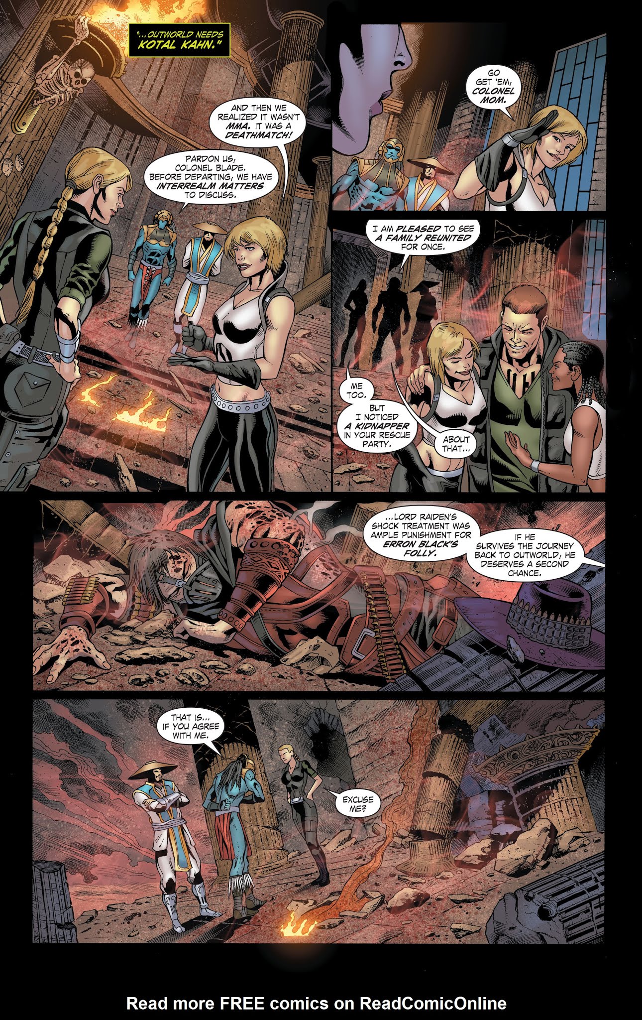 Read online Mortal Kombat X [I] comic -  Issue # _TPB 3 - 94