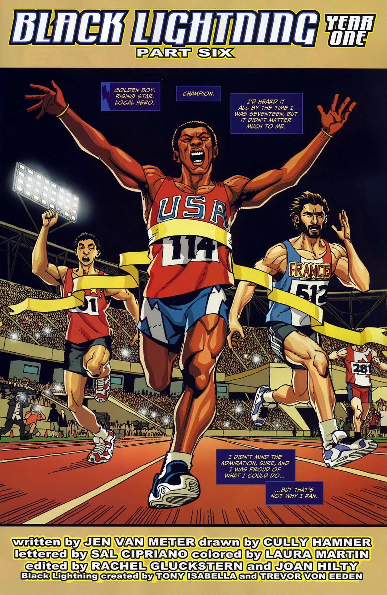 Read online Black Lightning: Year One comic -  Issue #6 - 2