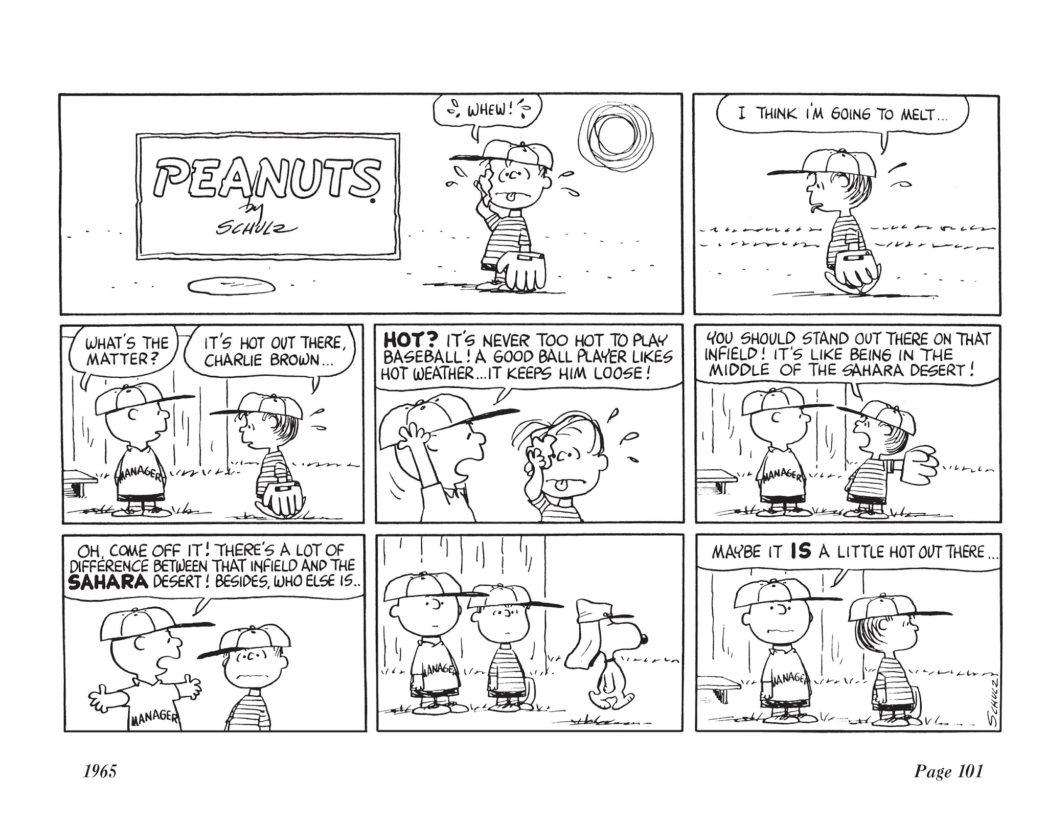 Read online The Complete Peanuts comic -  Issue # TPB 8 - 113