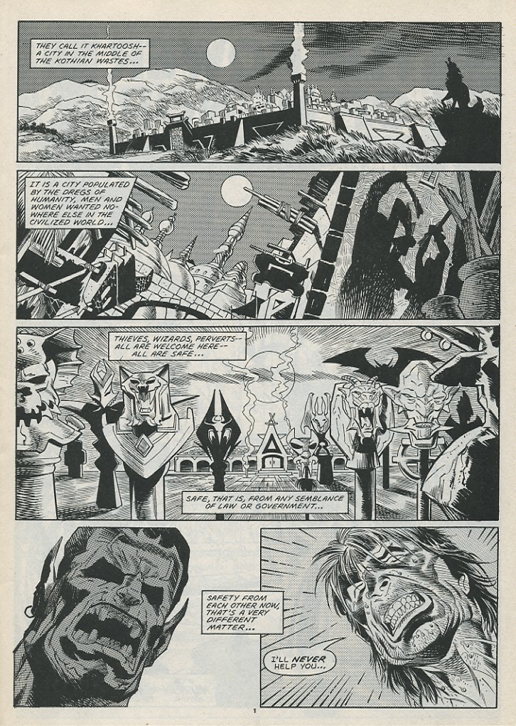 Read online The Savage Sword Of Conan comic -  Issue #188 - 3